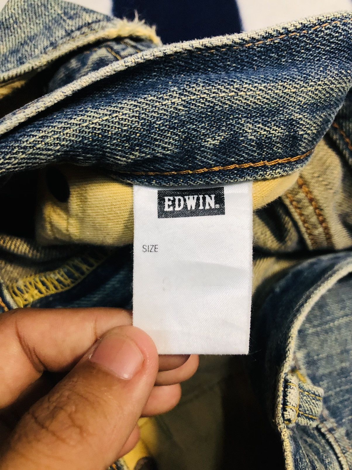 Edwin × Japanese Brand Edwin Distressed Jeans (1) Size US 34 / EU 50 - 10 Thumbnail
