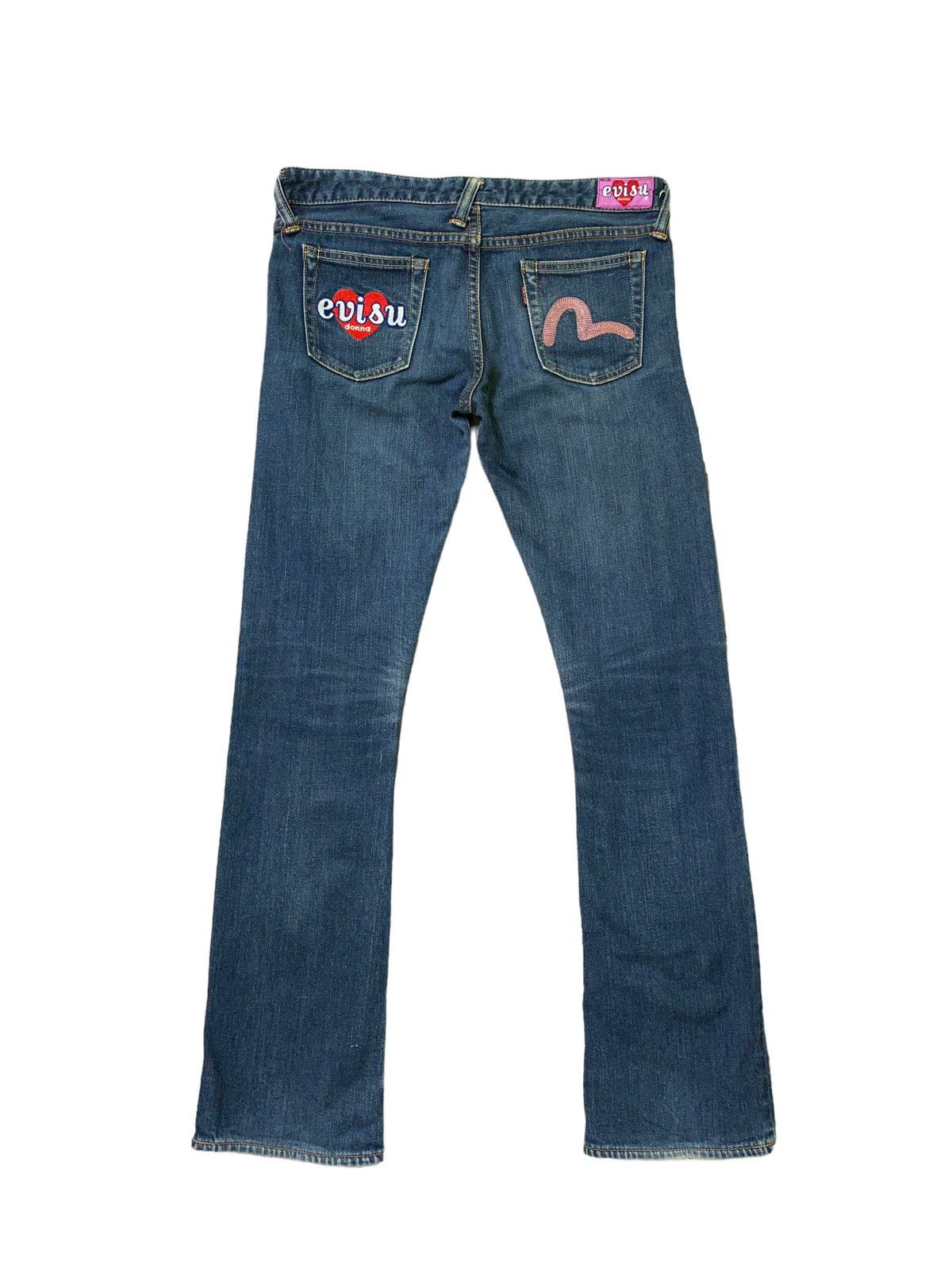 Evisu × Vintage Evisu Donna Selvedge Denim Size 28" / US 6 / IT 42 - 1 Thumbnail