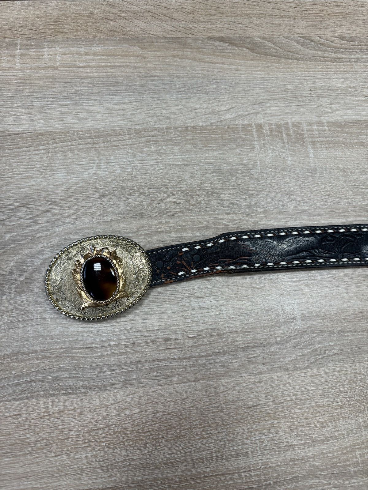 Cowboy Equipment 🇺🇸 Vintage 1978 Cowboy Raintree Belt Western BB Simon Style Size ONE SIZE - 4 Thumbnail