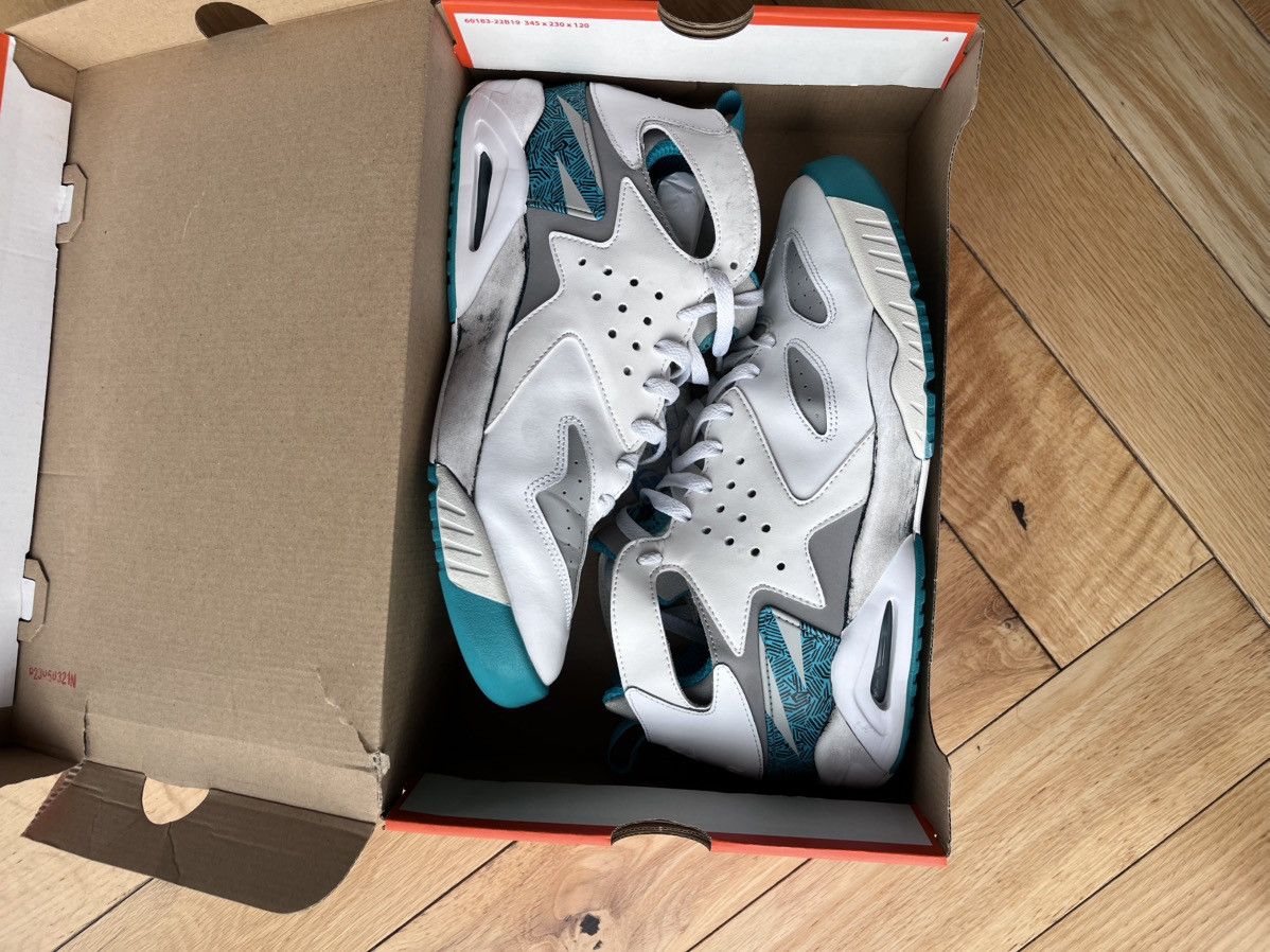 Nike Nike Air Tec Challenge AGASSI Huarache White Turbo Green Size US 10 / EU 43 - 3 Thumbnail