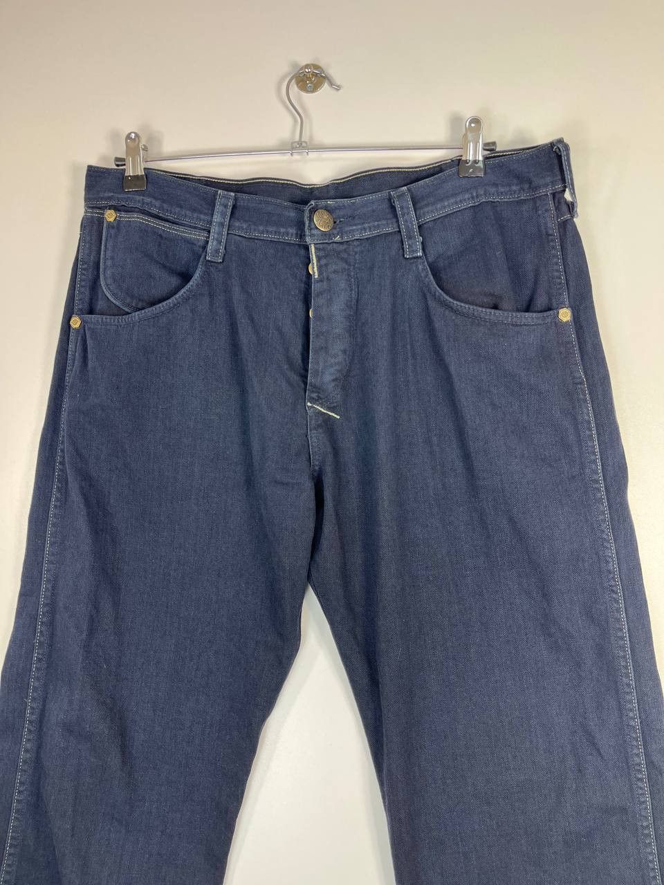 Wrangler Wrangler Dark Blue Denim Jeans Classic Fit W34 L Size US 34 / EU 50 - 2 Thumbnail