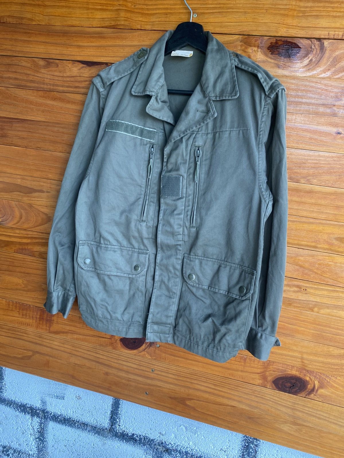 Vintage Vintage 1987 French Military Jacket – Olive Green, Size US S / EU 44-46 / 1 - 4 Thumbnail