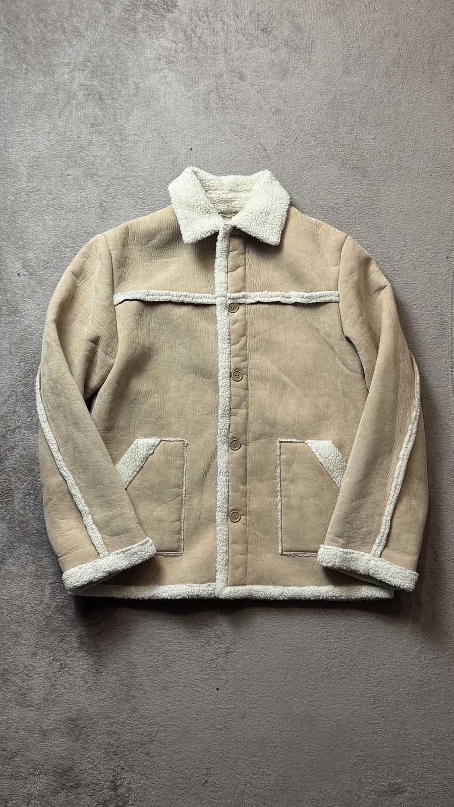 Japanese Brand Vintage Faux Fur Sheepskin Coat Jacket ysl western gucci cdg Size US L / EU 52-54 / 3 - 1 Thumbnail