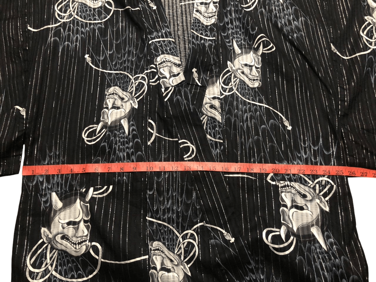 Komono Very Rare Kimono Black and White Ohio Long Kimono Japan Size US L / EU 52-54 / 3 - 13 Thumbnail