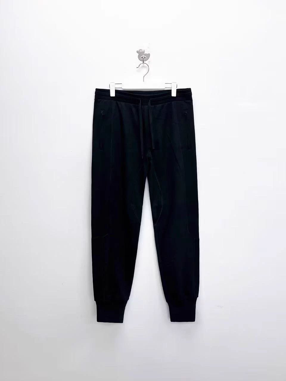 Dolce & Gabbana Dolce&Gabbana Black Wool-Knit Athletic Track Pants 52 Size US 41 - 1 Thumbnail