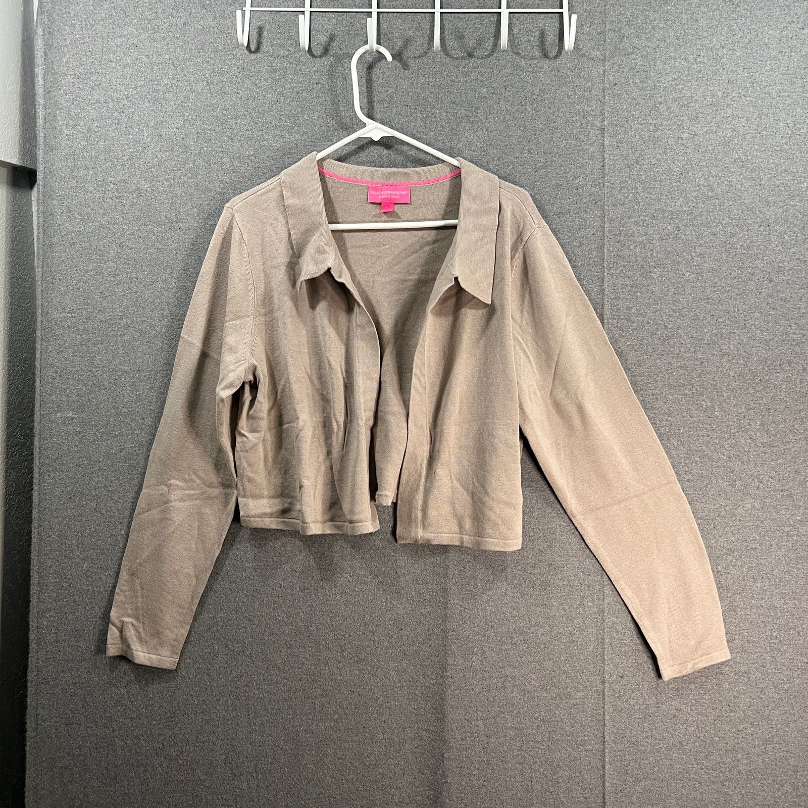 Isaac Mizrahi Isaac Mizrahi Live! Collared Sweater Cardigan Cardiga Size L / US 10 / IT 46 - 1 Thumbnail