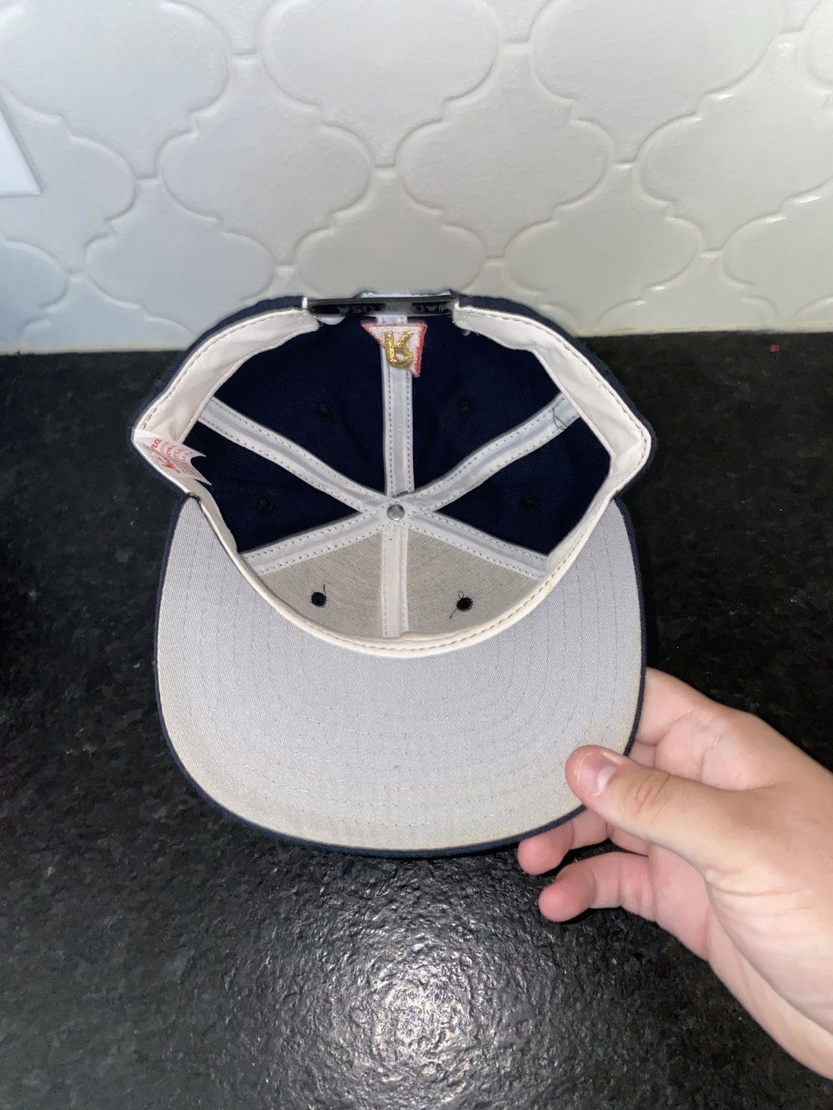 Riddell Vintage 90s New era Riddell logo snapback Size ONE SIZE - 3 Thumbnail