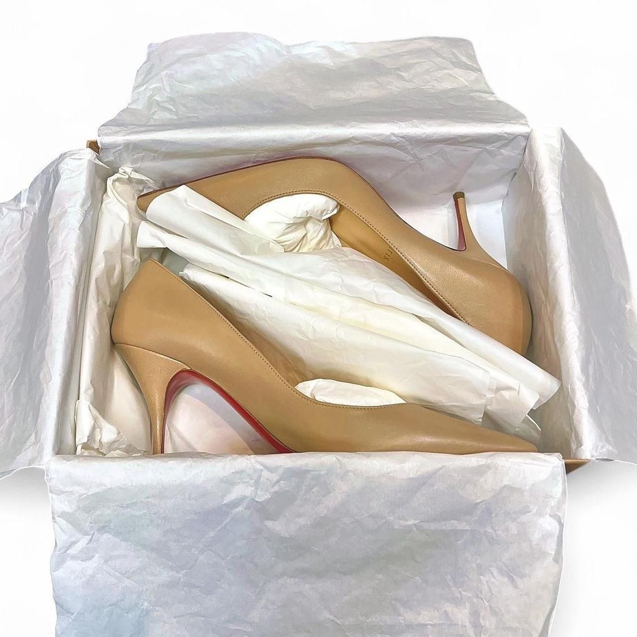 Christian Louboutin Christian Louboutin Beige Heels Size US 8 / IT 38 - 5 Thumbnail