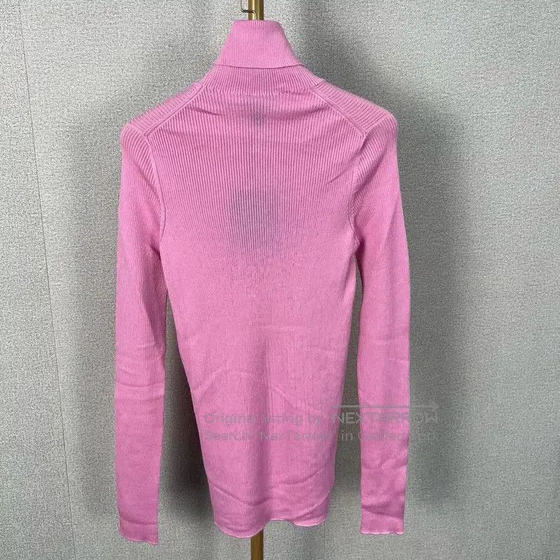 Louis Vuitton Louis Vuitton Pink Wool Knit Turtleneck Sweater . Size L / US 10 / IT 46 - 2 Thumbnail