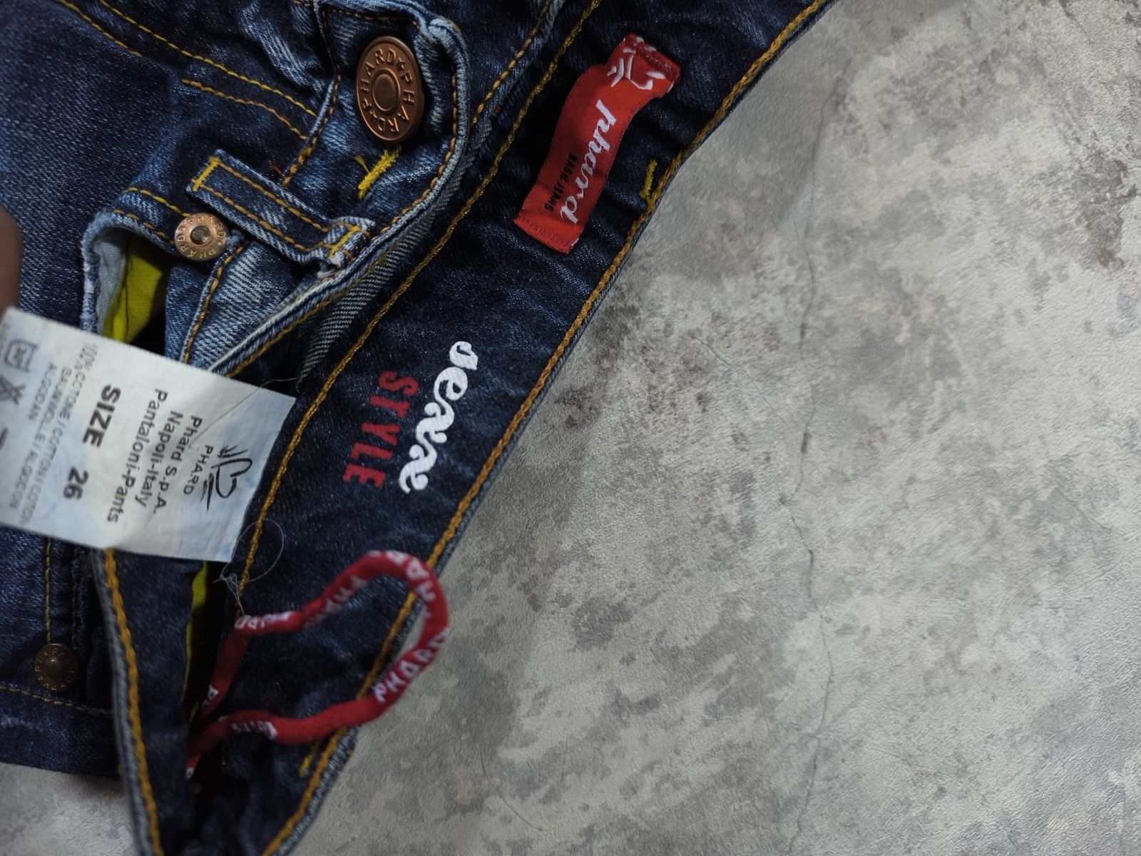 Other lowrise flare jeans italy sixty style grunge alternative Size 28" / US 6 / IT 42 - 8 Thumbnail