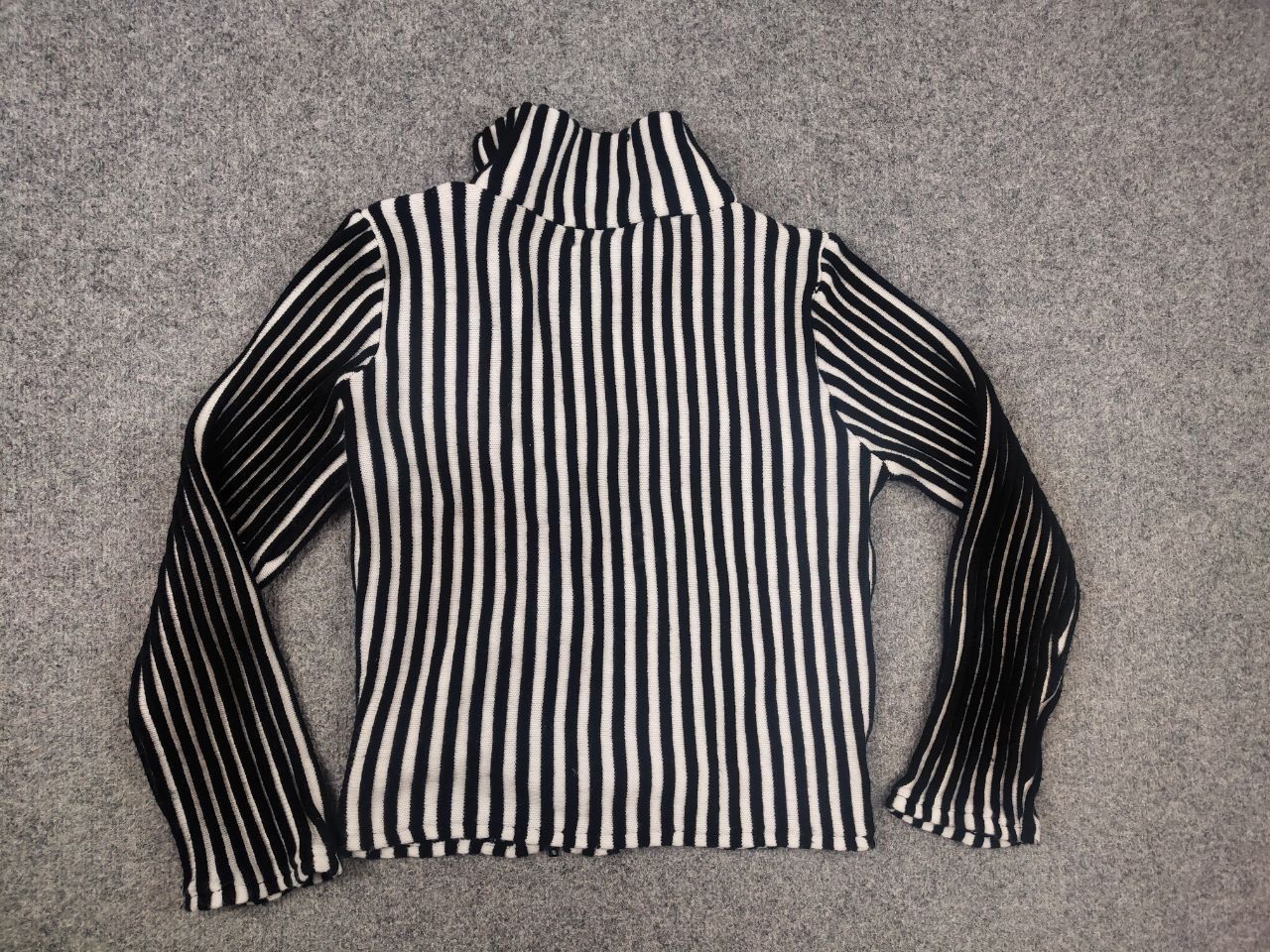If Six Was Nine Vintage Ribbed If Six Was Nine sweater asymetric Zip LGB Y2K Size US M / EU 48-50 / 2 - 10 Thumbnail