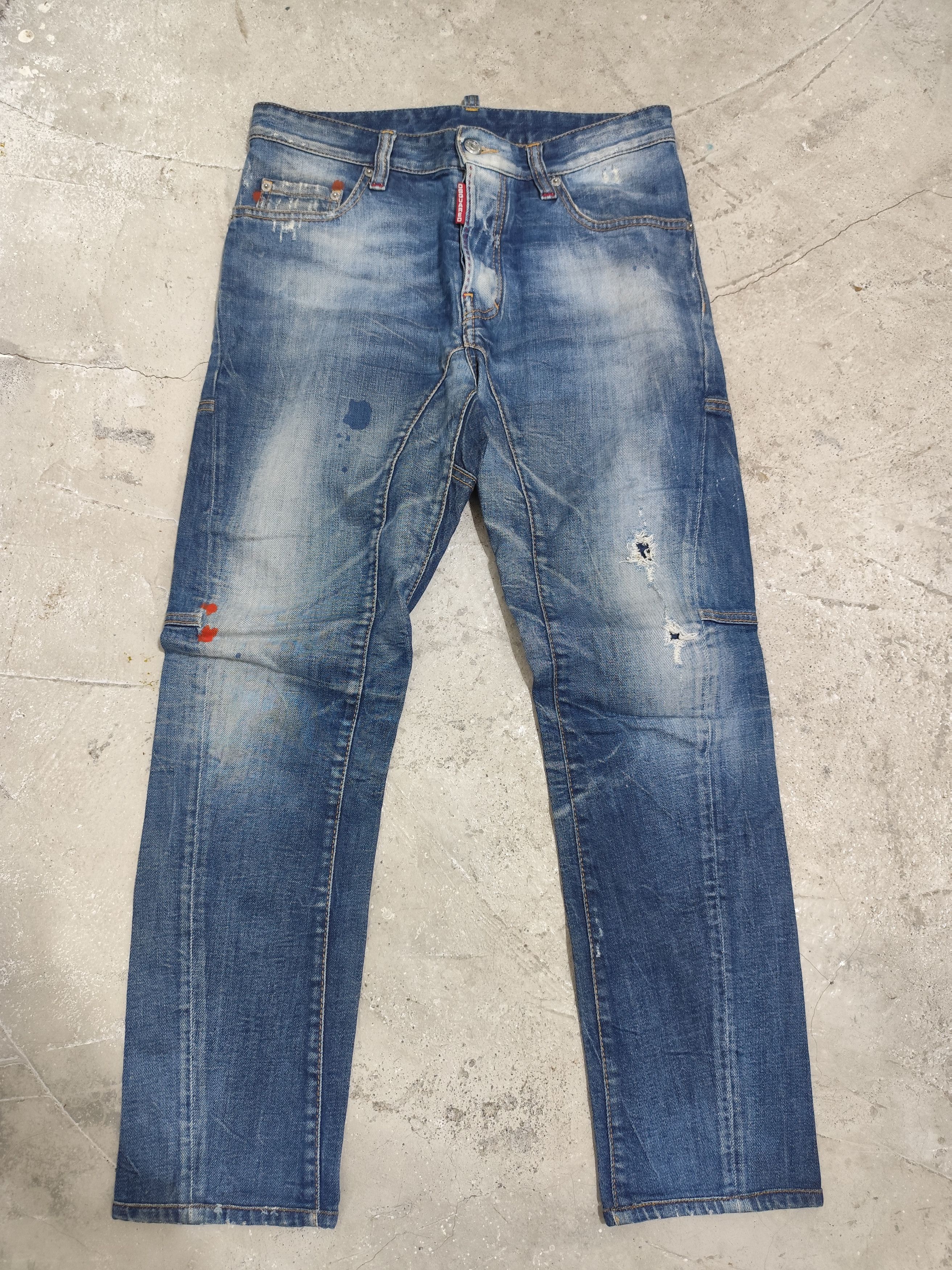 Dsquared2 DSQUARED TINY BIKER SLIM PANTS Size US 32 / EU 48 - 1 Thumbnail