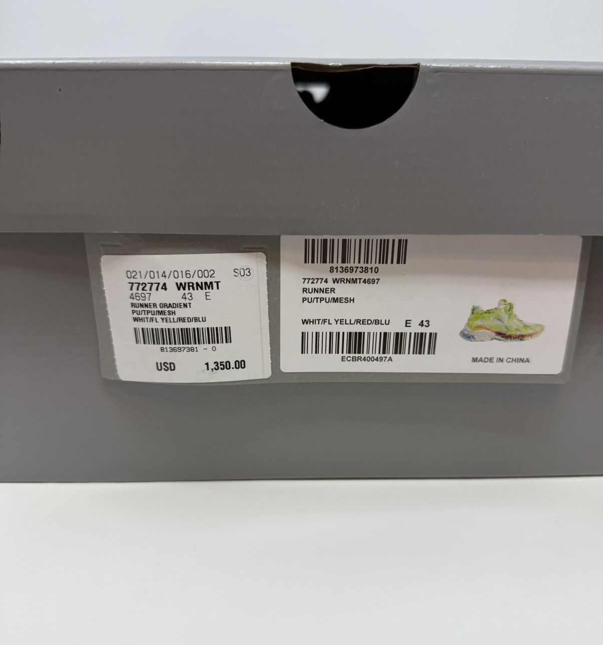 Balenciaga Balenciaga Marathon Runner Sneaker Yellow Unreleased Demna Size US 10 / EU 43 - 10 Thumbnail