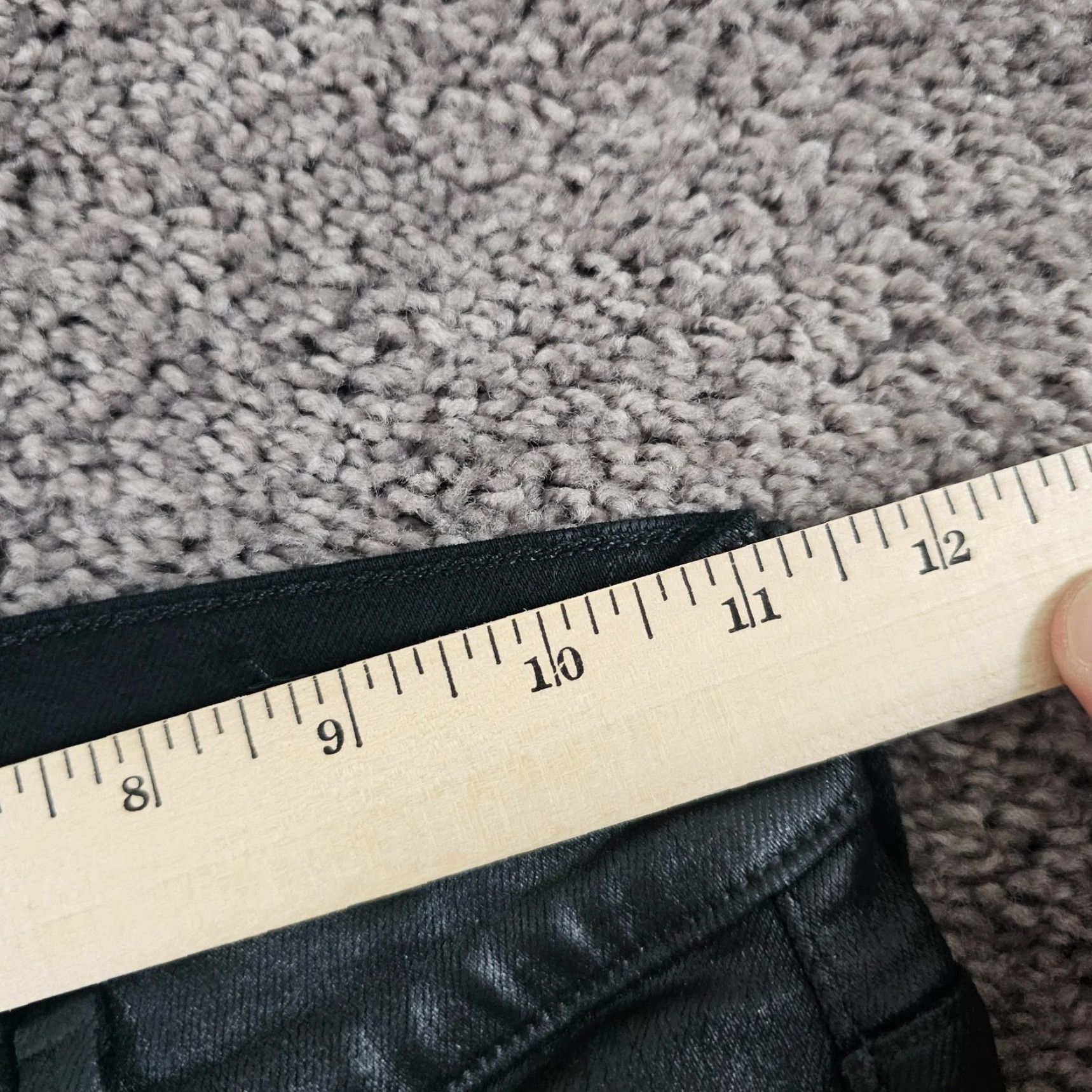 Citizens Of Humanity VINTAGE Citizens of Humanity Skinny Jeans Women 24 Black Coated Denim High Rise Stretch 2000s Size 42" / US 20 - 5 Thumbnail