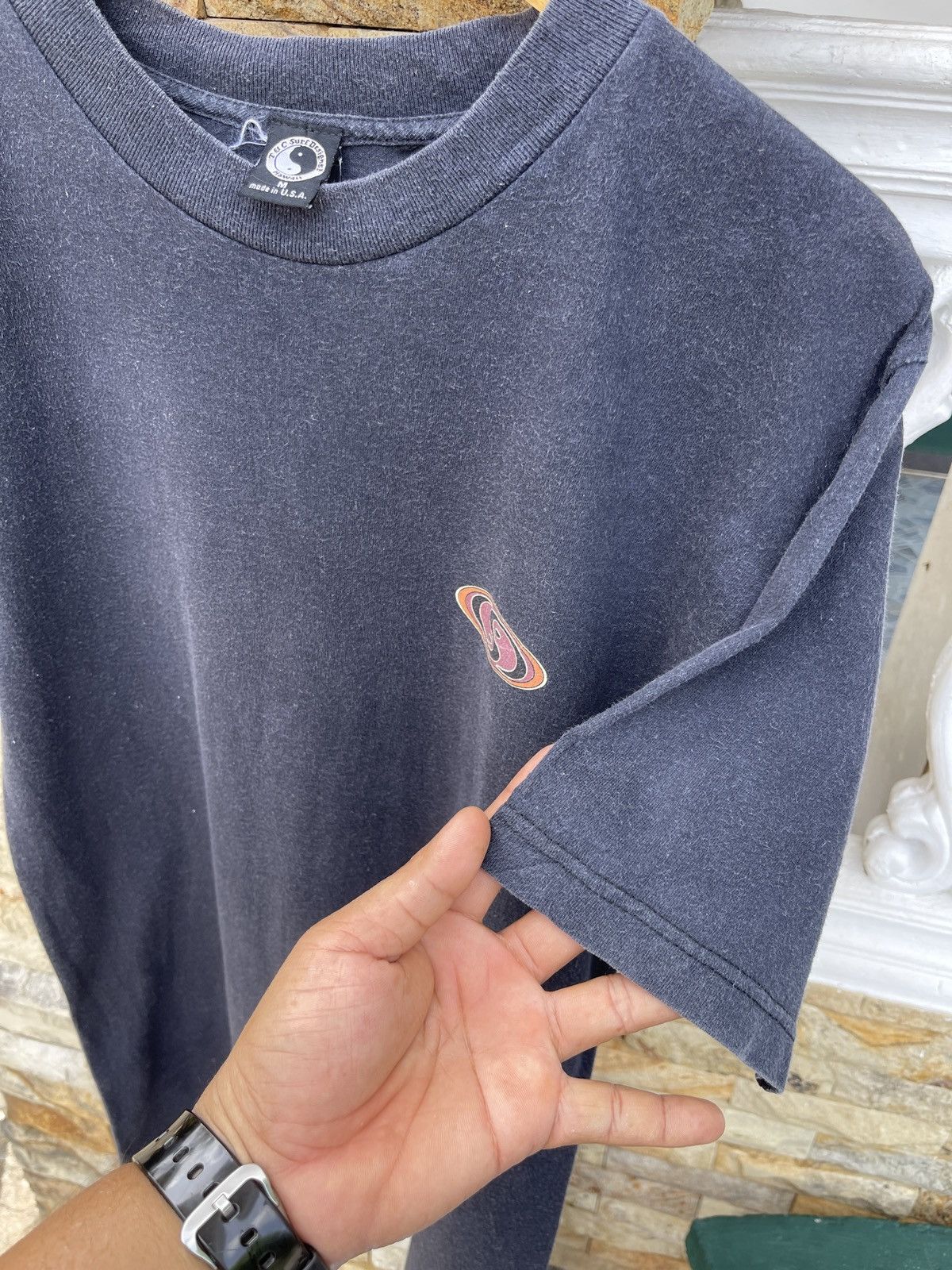 Vintage Last Drop🔥Rare🔥Vintage Faded 90s T&C Surf Design Tee Size US S / EU 44-46 / 1 - 7 Thumbnail