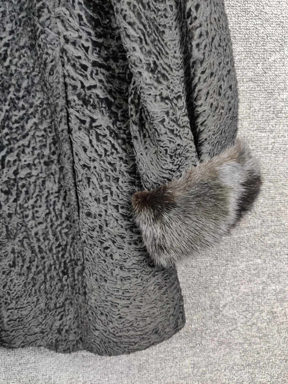 Other Fosma France Faux Fur Suede Leather Coat Jacket Size US M / EU 48-50 / 2 - 3 Thumbnail