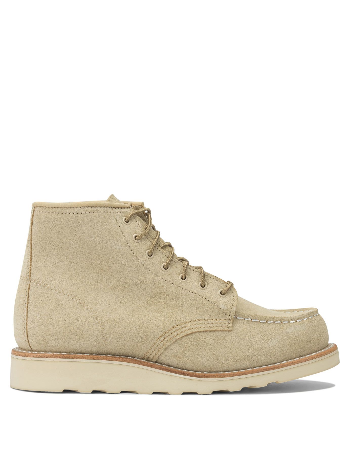 Red Wing Red Wing Shoes 6'' Moc Toe 3328 Cream Abilen Lace-Up Ankle Boots US 7.5 Women - USA Duties Paid Size US 7.5 / IT 37.5 - 1 Thumbnail