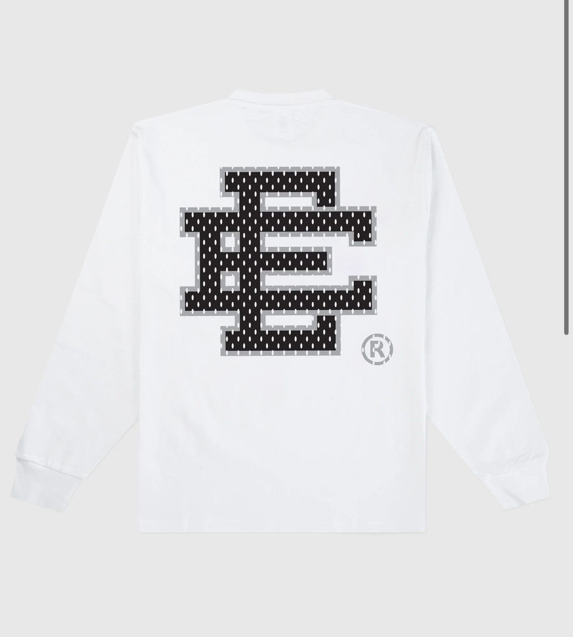 Eric Emanuel Eric Emanuel EE white w black long sleeve shirt XL Size US XL / EU 56 / 4 - 1 Thumbnail