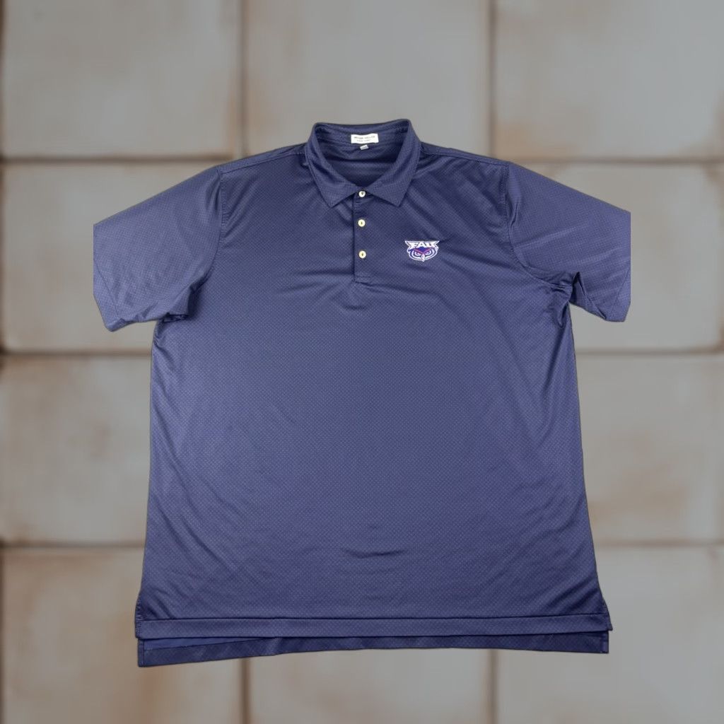 Peter Millar VINTAGE Peter Millar Summer Comfort Polo Shirt Mens 2XL Blue Florida Atlantic University Size US XXL / EU 58 / 5 - 1 Thumbnail