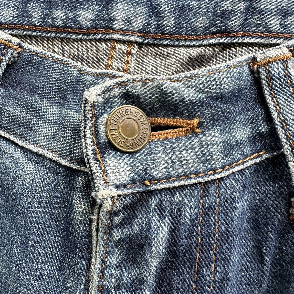 Edwin Vintage Edwin Something Faded Distressed Denim Jean Pant W27 Size US 27 - 6 Thumbnail