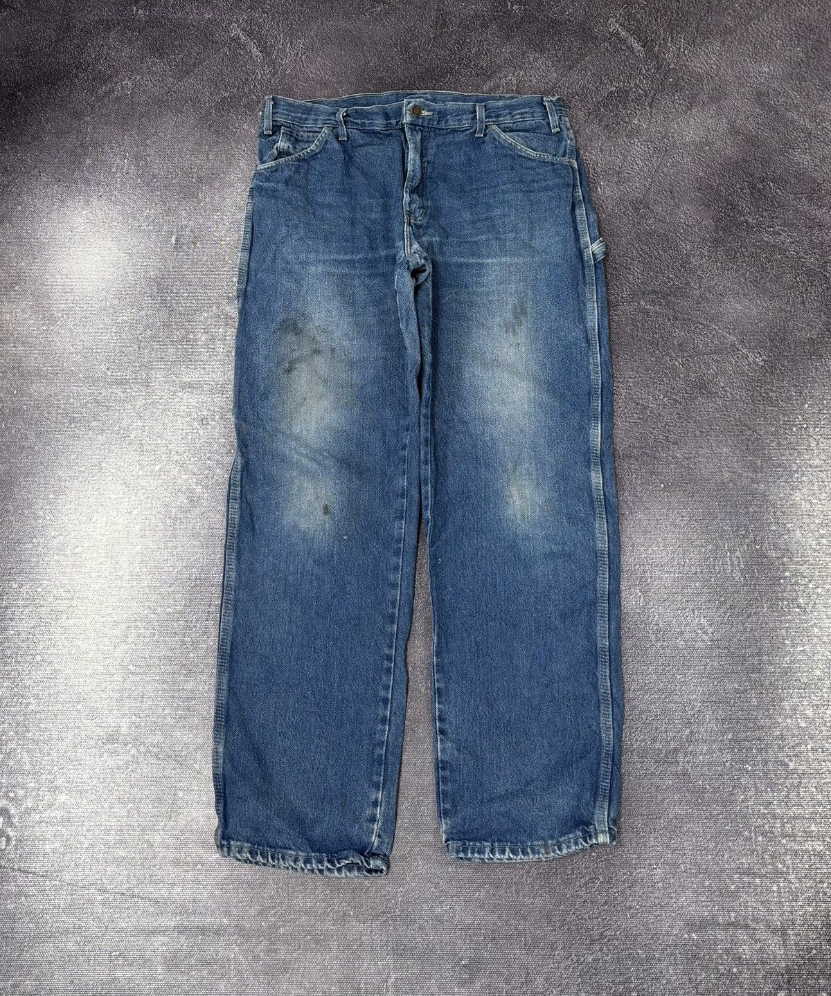 Dickies Vintage Dickies Y2K Loose Fit USA Work Blue Denim Jeans Size US 36 / EU 52 - 2 Thumbnail