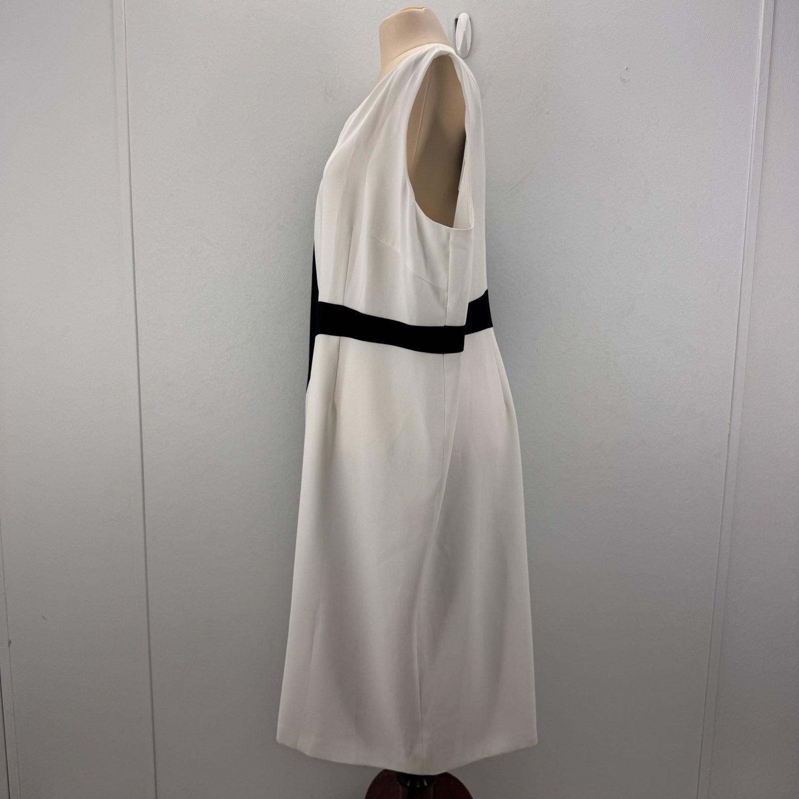Marina Rinaldi Marina Rinaldi Color Block Sleeveless Sheath Midi Dress 24 Size 4XL / US 24-26 - 6 Thumbnail