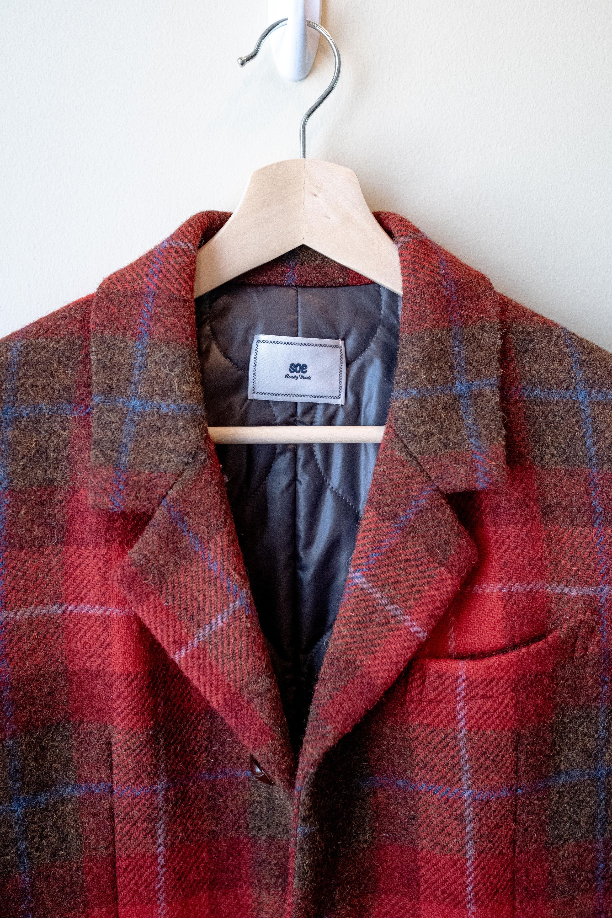 Japanese Brand Plaid/Tartan Overcoat Size US S / EU 44-46 / 1 - 3 Thumbnail