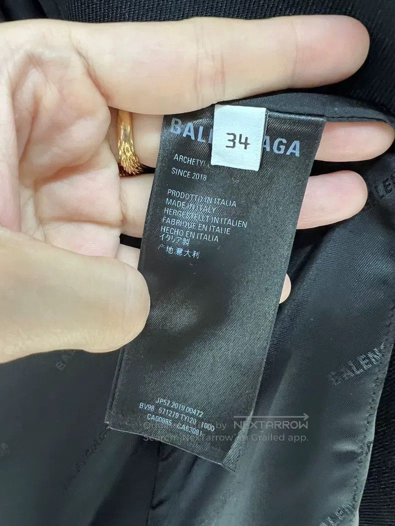 Balenciaga Balenciaga Waisted double-breasted coat Size XXS / US 00 / IT 34 - 7 Thumbnail