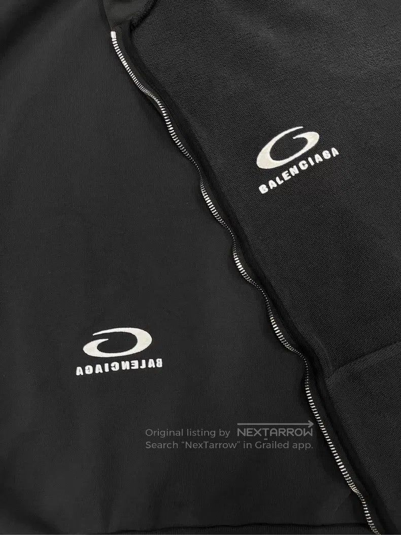 Balenciaga Balenciaga Unisex Dropped Shoulder Hooded Long Sleeve Swea Size US M / EU 48-50 / 2 - 4 Thumbnail