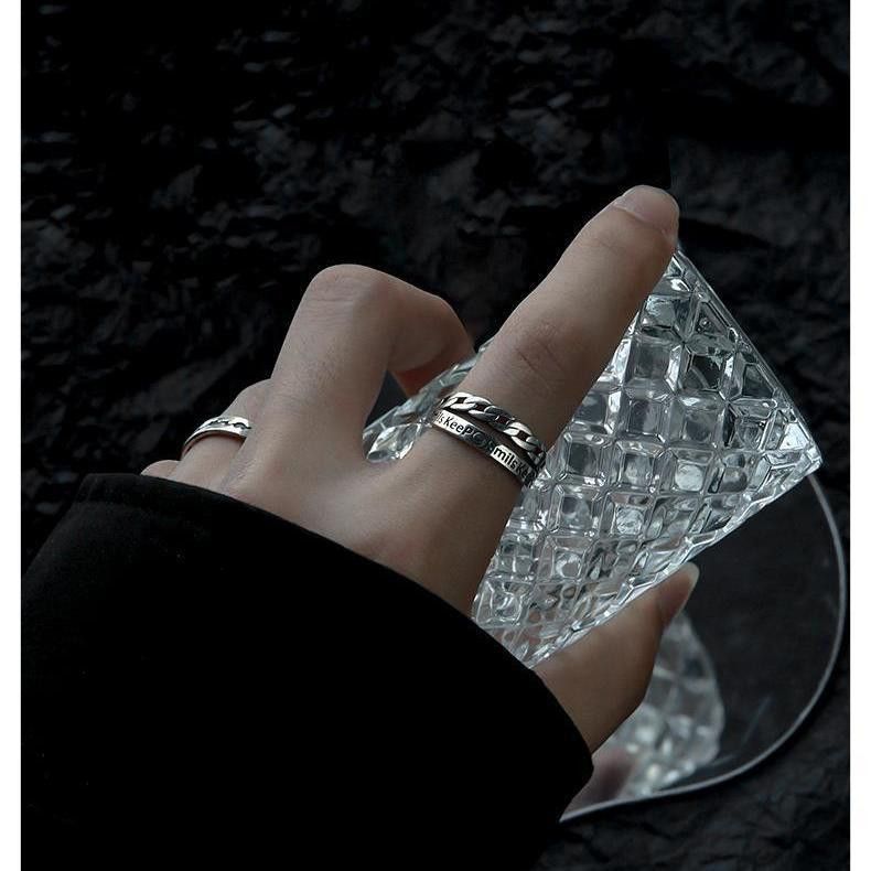 Jewelry Crazy Jewelry Rings Open Size Chrome Ring (Size 7-13) Size ONE SIZE - 3 Thumbnail