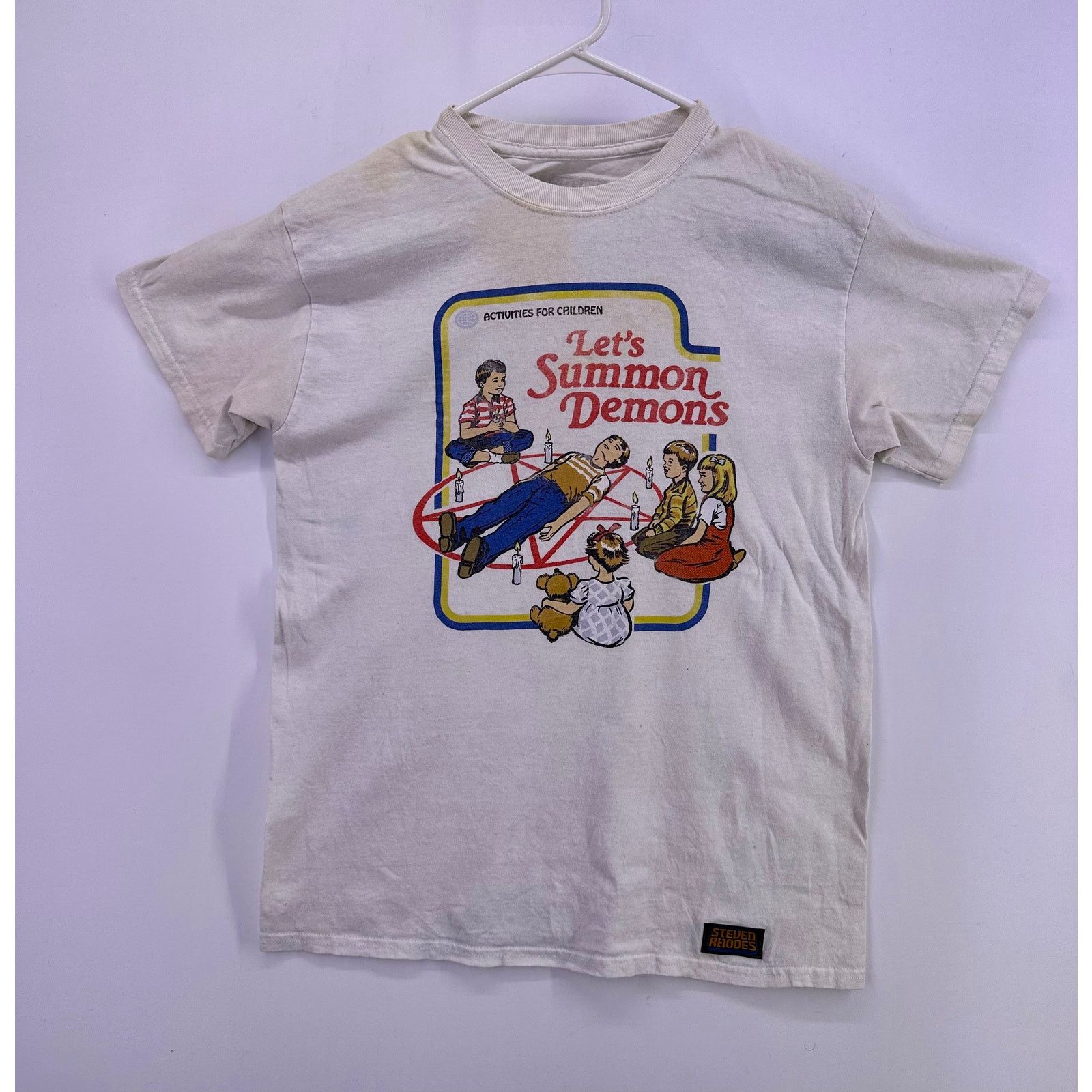 & Other Stories Steven Rhodes Lets Summon Demons Big Print Tshirt Size M Size US M / EU 48-50 / 2 - 1 Thumbnail