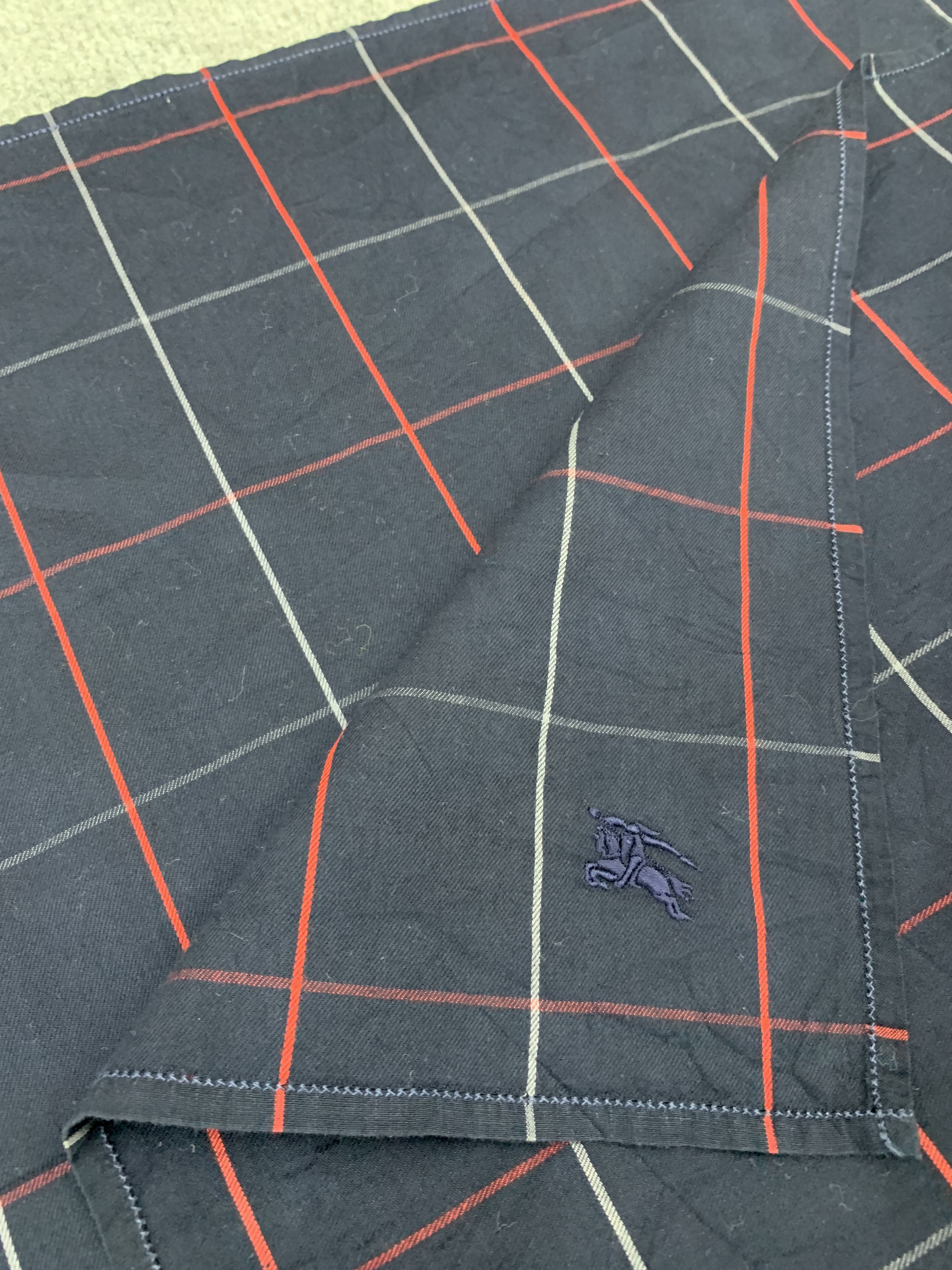 Burberry × Vintage Vintage Burberry Neckerchie Scarf Handkerchief - HKA917 Size ONE SIZE - 6 Thumbnail