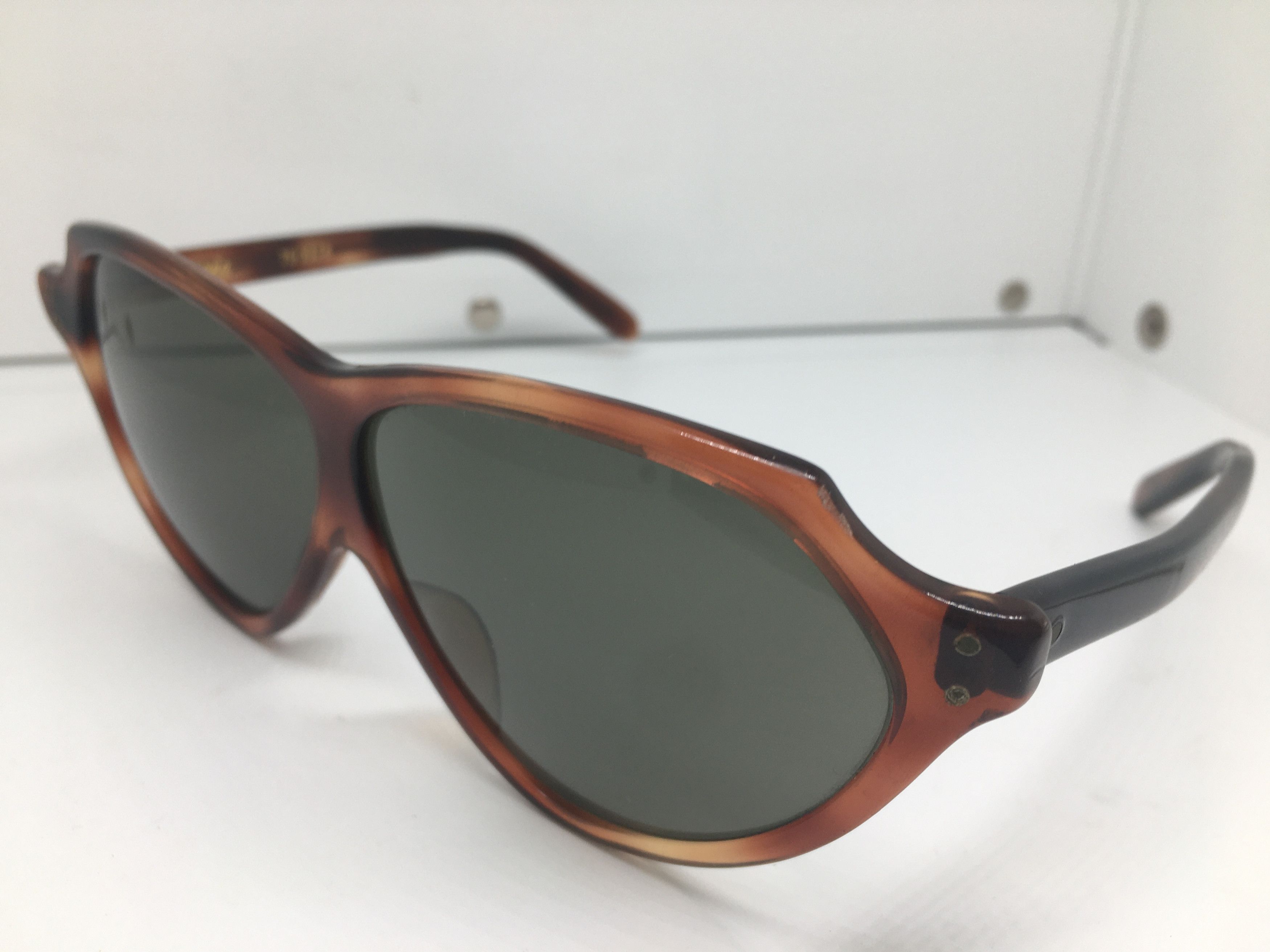 Vintage Vintage Cabana Handmade Sunglasses Frame Glass Lens Size ONE SIZE - 3 Thumbnail