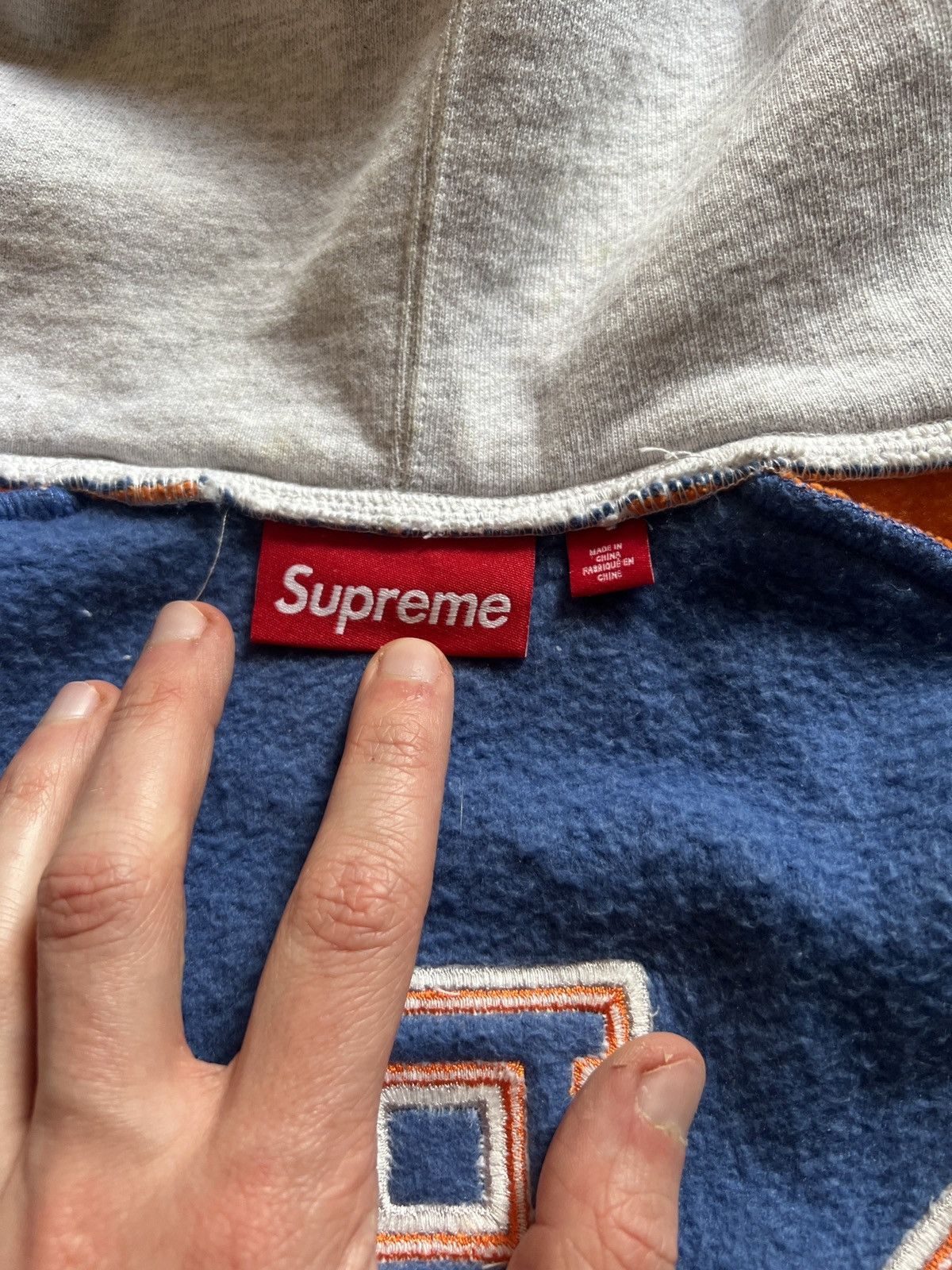 Supreme Supreme Zip Up Hoodie State Gr. Large Size US L / EU 52-54 / 3 - 5 Thumbnail