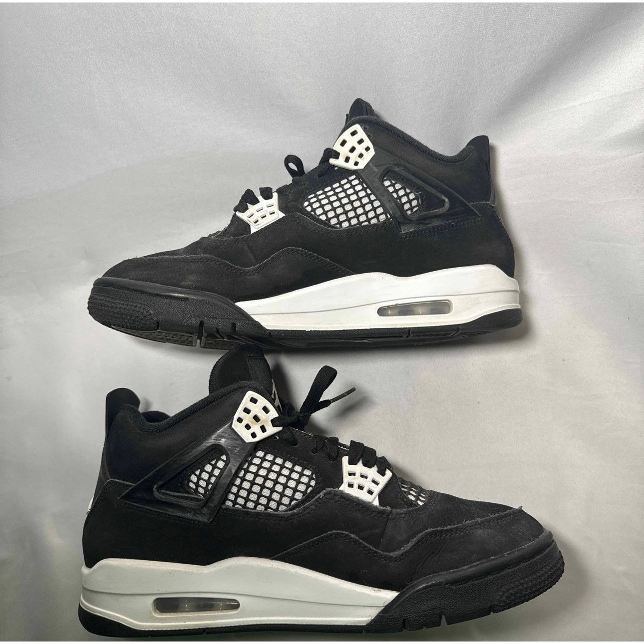 Jordan Brand × Nike Size 8 - Nike Air Jordan 4 Retro White Thunder Men's Shoes Size US 8 / EU 41 - 3 Thumbnail