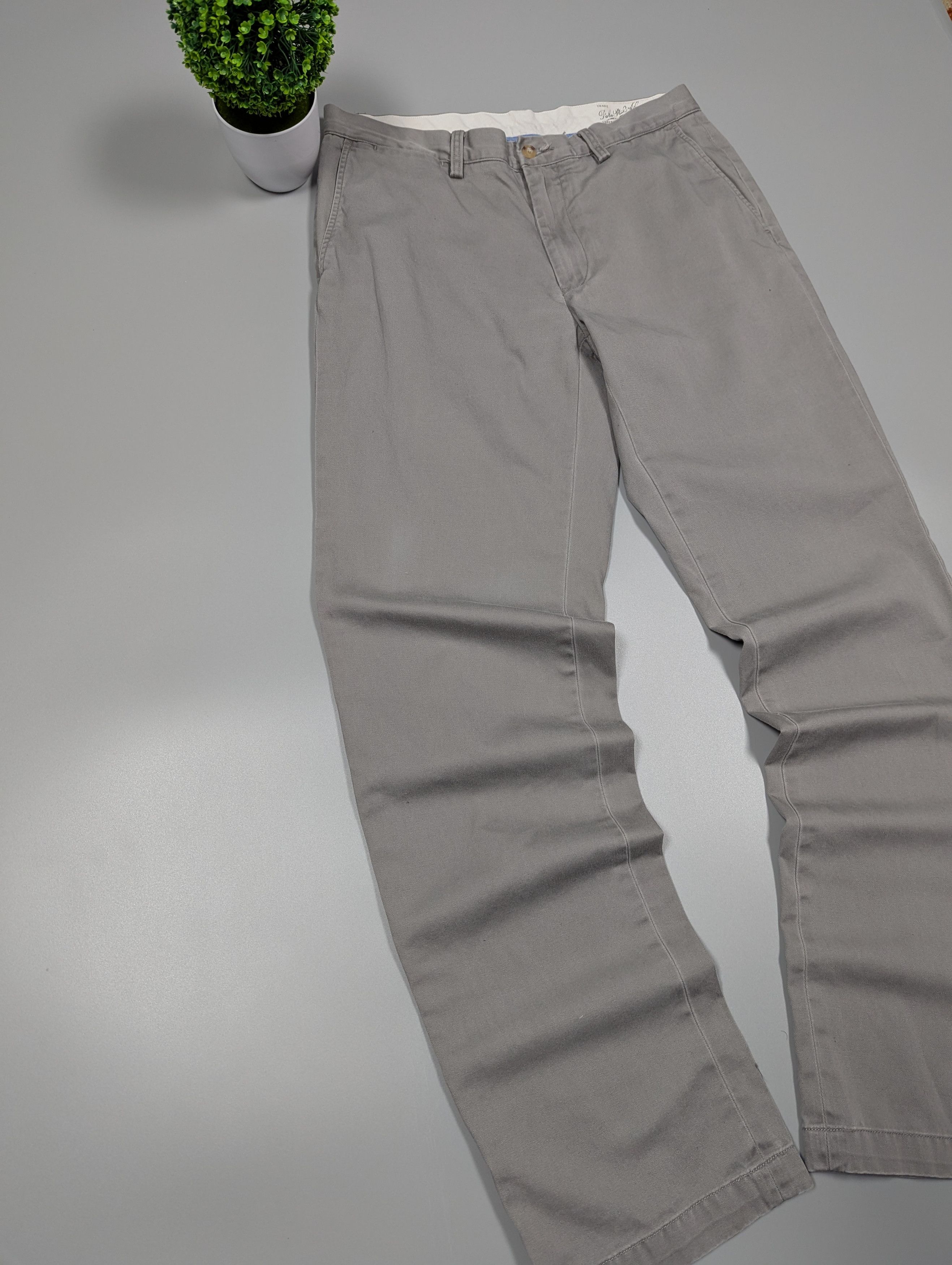 Polo Ralph Lauren × Vintage Polo Ralph Lauren Vintage Men's Gray Classic Chino Pants Size US 32 / EU 48 - 4 Thumbnail