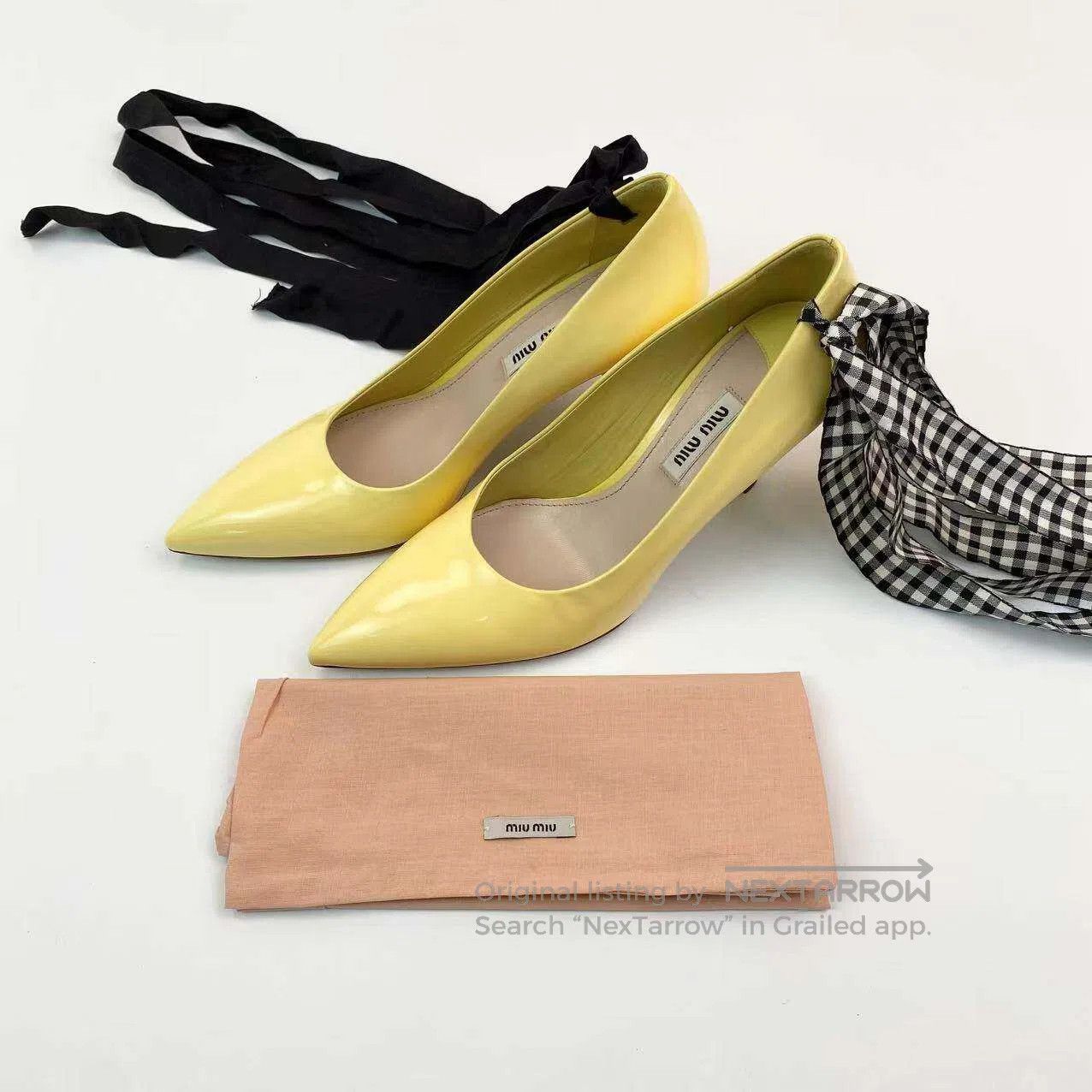 Miu Miu Miu Miu Streamer heels| Size US 6.5 / IT 36.5 - 2 Thumbnail