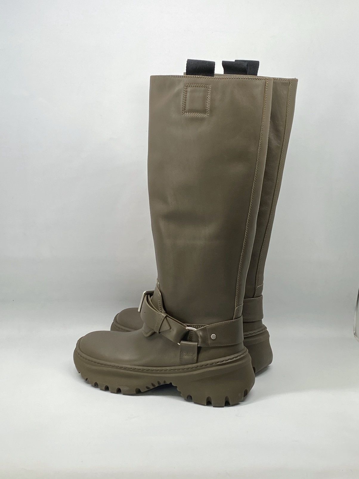 Burberry Burberry Stomp Knee-High Leather Boots size 37 Size US 7 / IT 37 - 6 Thumbnail