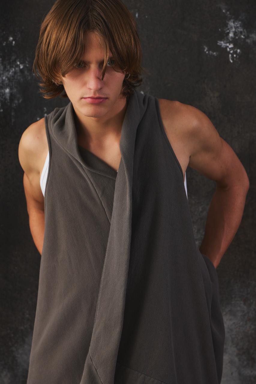 Rick Owens Drkshdw Rick Owens DRKSHDW Draped Sleeveless Cotton Vest Size US M / EU 48-50 / 2 - 4 Thumbnail