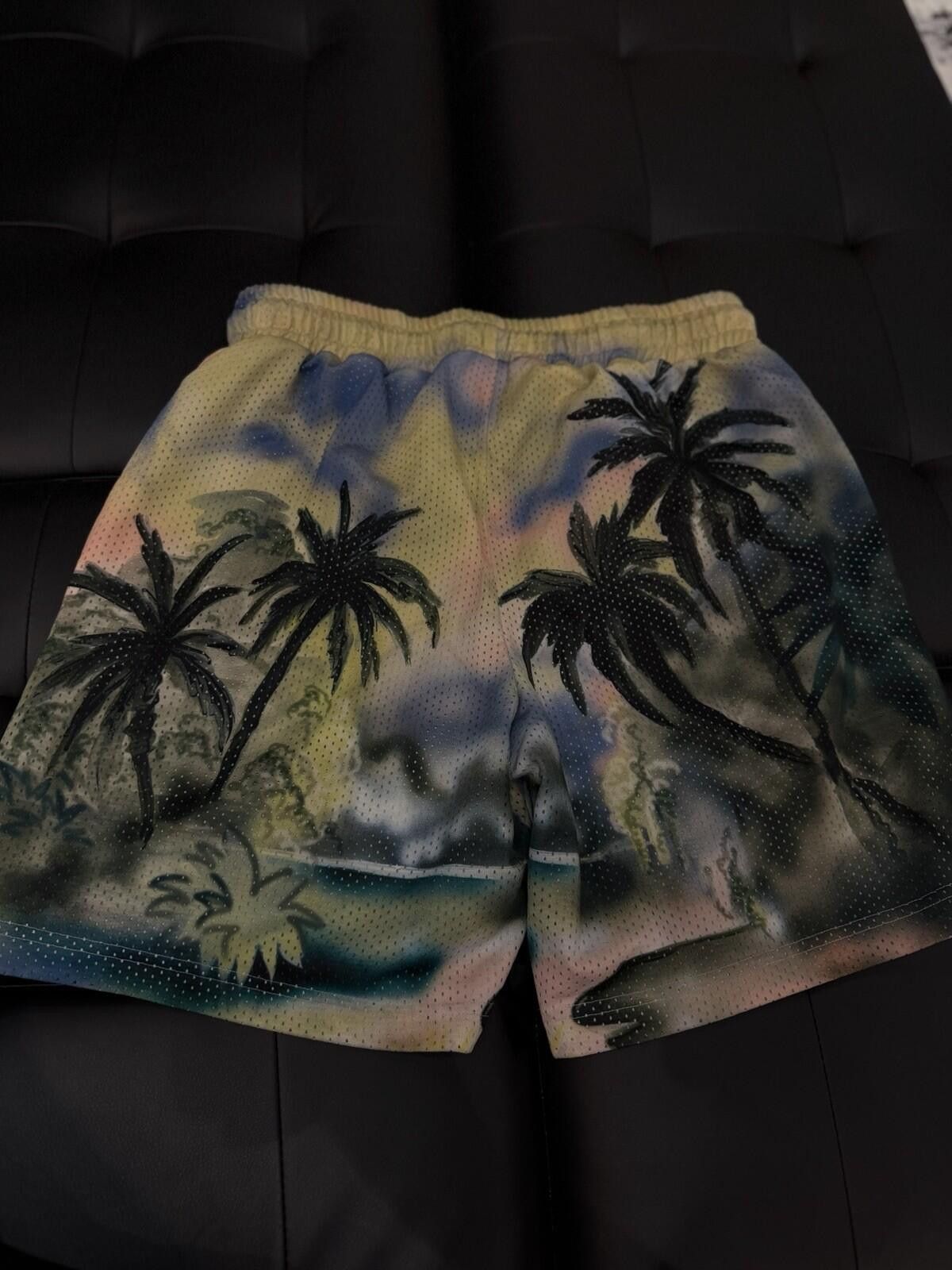 Palm Angels Size Large - Palm Angels Men’s Multicolor Paradise Shorts Size US 34 / EU 50 - 10 Thumbnail