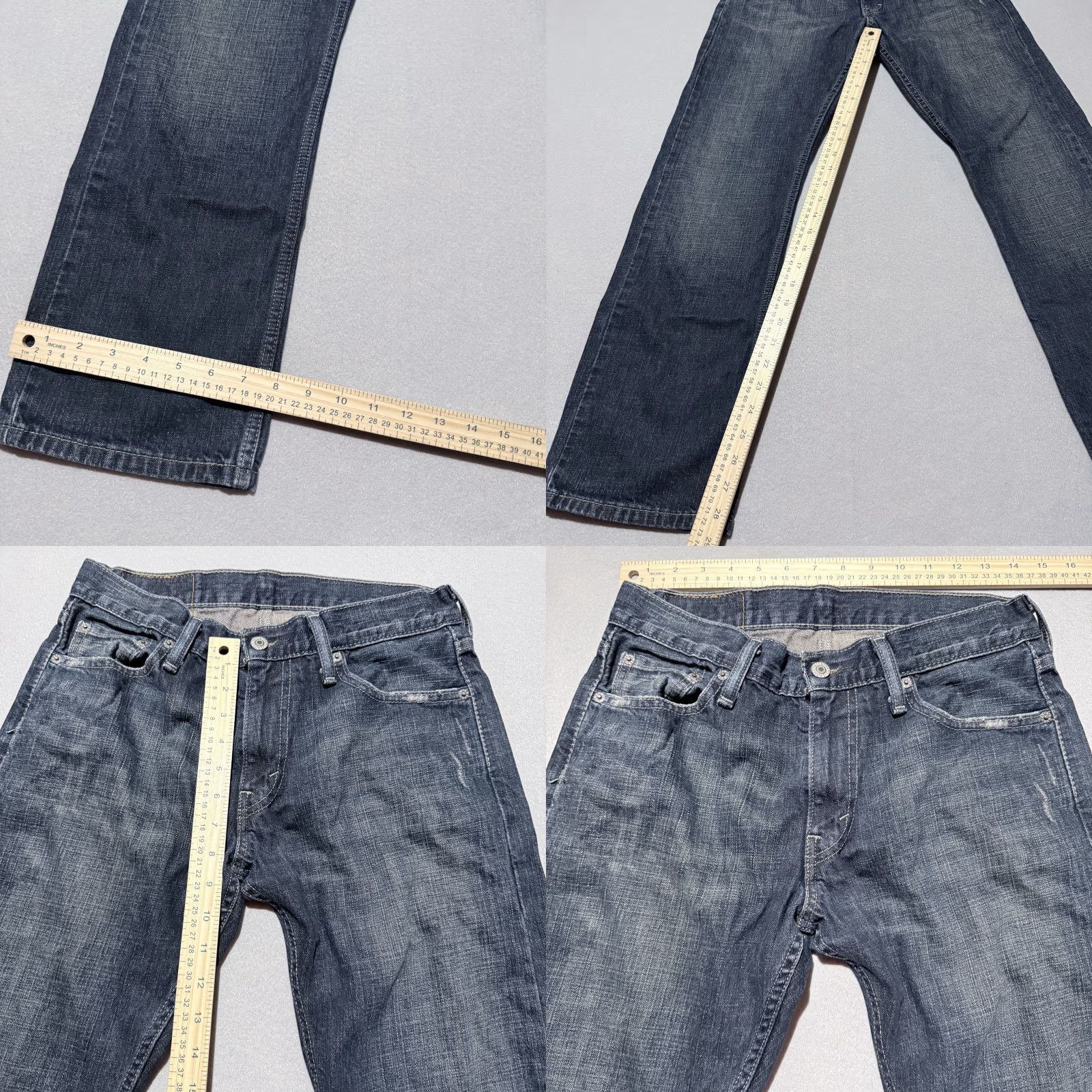 Levi's Levi's Jeans Men Dark Blue 514 Straight Mid Rise Zip Fly 30X30 - Denim Denim Jeans Reg Men Size US 30 / EU 46 - 9 Thumbnail