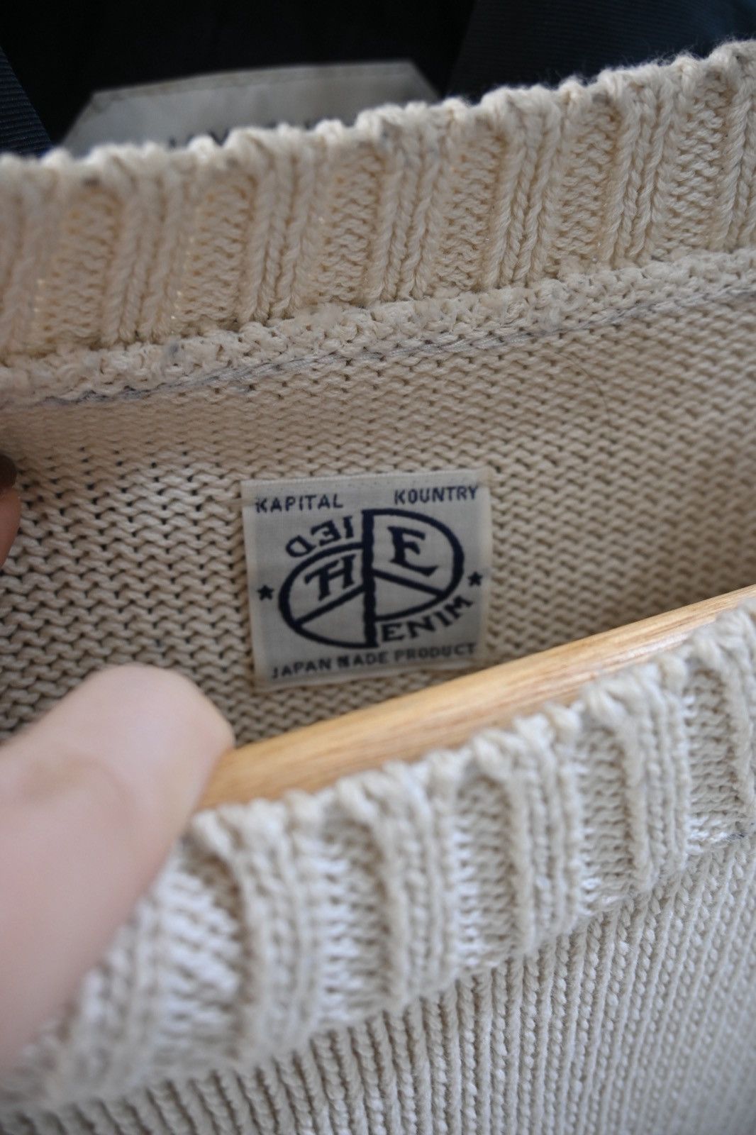 Kapital Kountry Kapital kountry 5G cotton knit crew neck Size US M / EU 48-50 / 2 - 18 Thumbnail