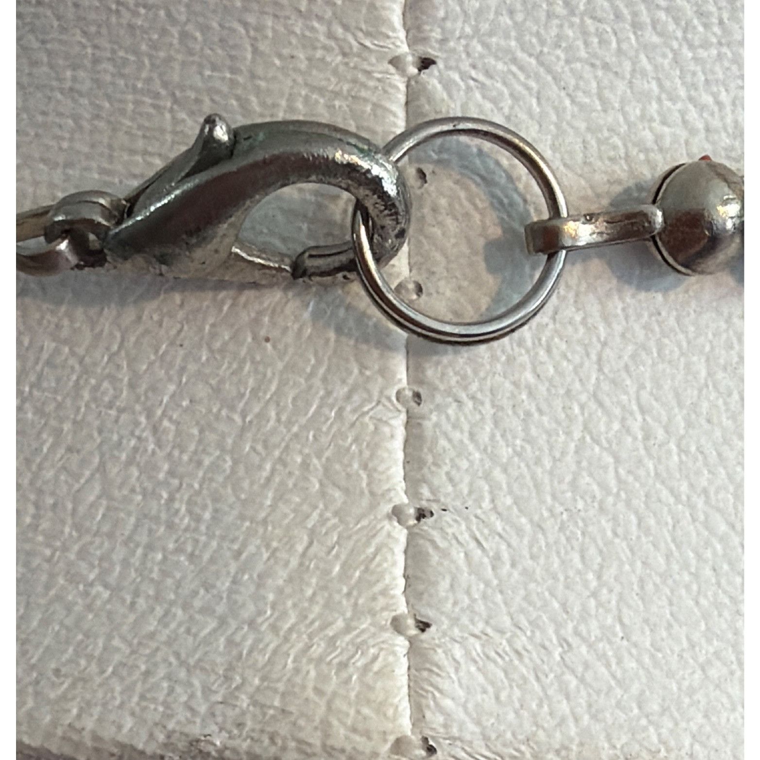 Other Vintage Hematite Bead Clear Quartz Chip Necklace Lobster Cla Size ONE SIZE - 4 Thumbnail