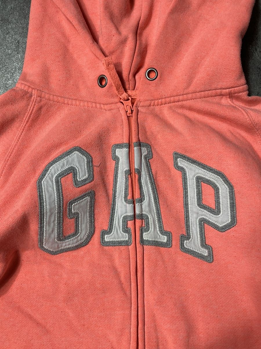 Gap 🔥Offers🔥Gap Vintage Y2K Hoodie Zip Spellout Rare Size US XS / EU 42 / 0 - 3 Thumbnail