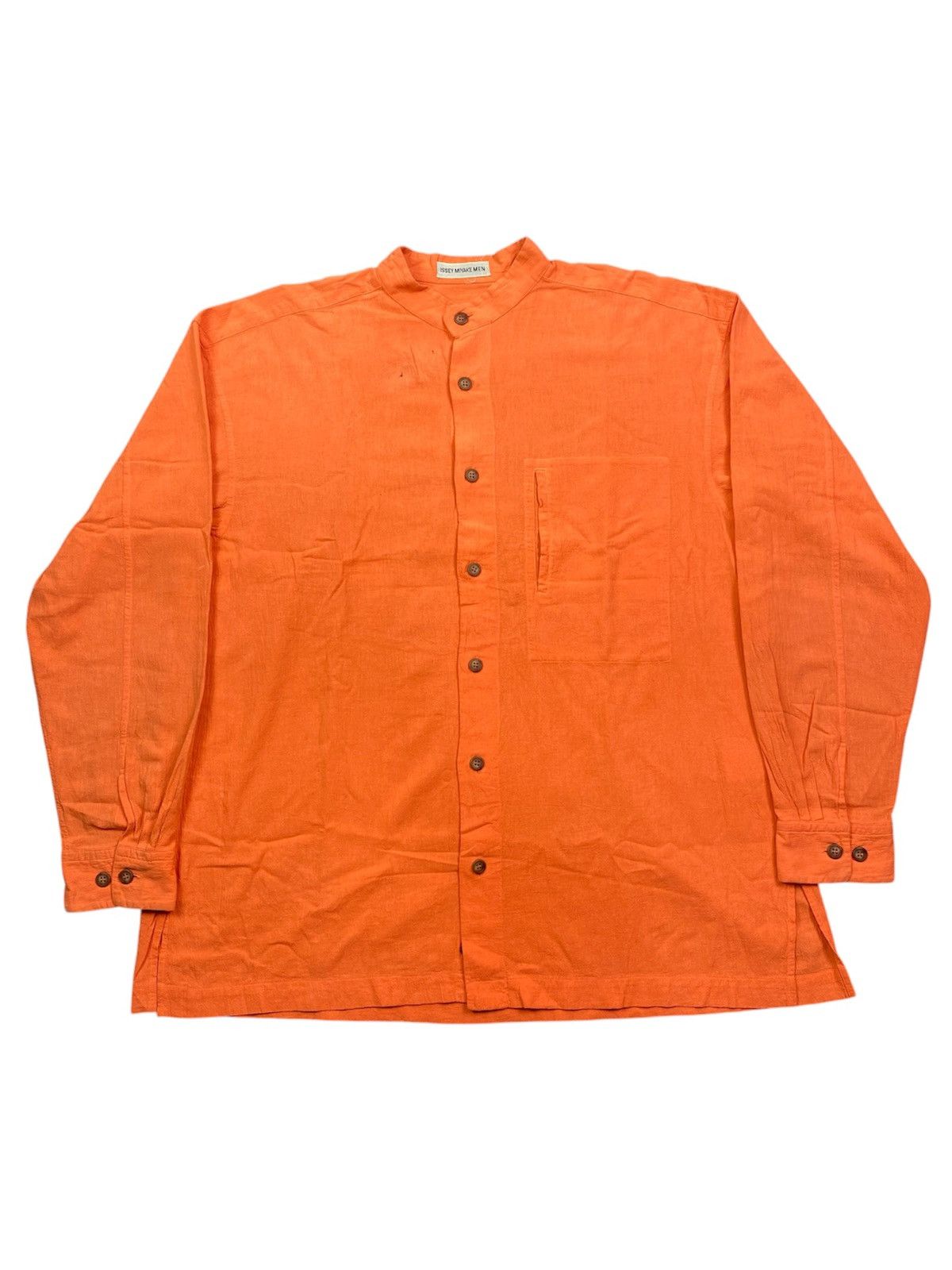 Issey Miyake × Japanese Brand × Vintage Vintage issey miyake men Shirt button Size US L / EU 52-54 / 3 - 1 Thumbnail