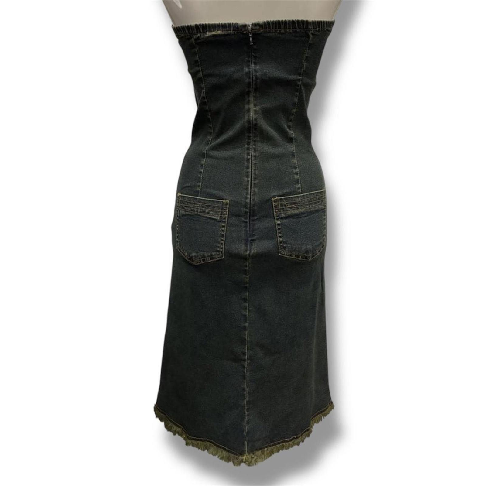 Other Denim grunge tube top dress Size S / US 4 / IT 40 - 2 Thumbnail