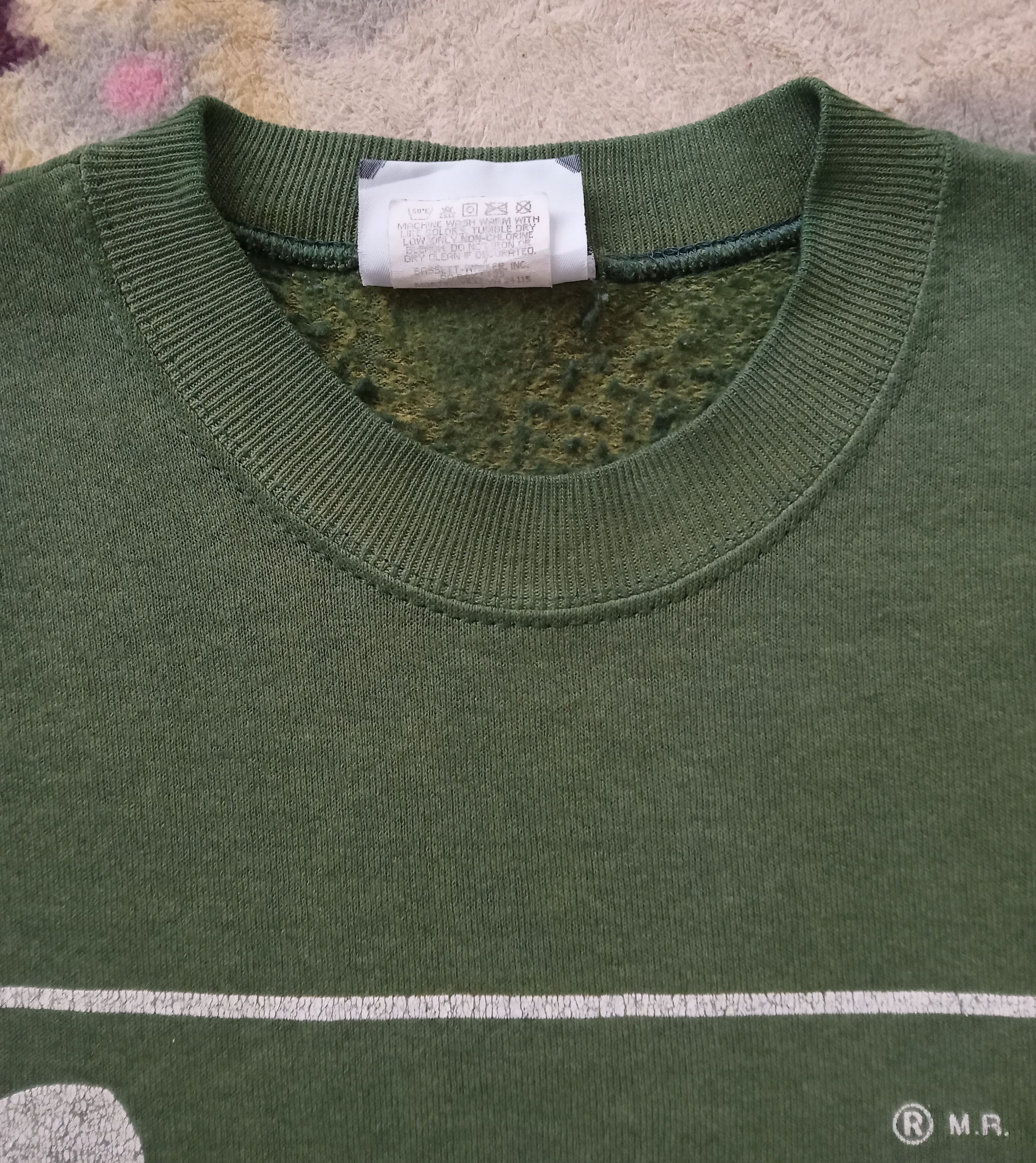 Lee Vintage Lee Center Box Logo Distressed Sweater/ Sweatshirt Size US M / EU 48-50 / 2 - 3 Thumbnail