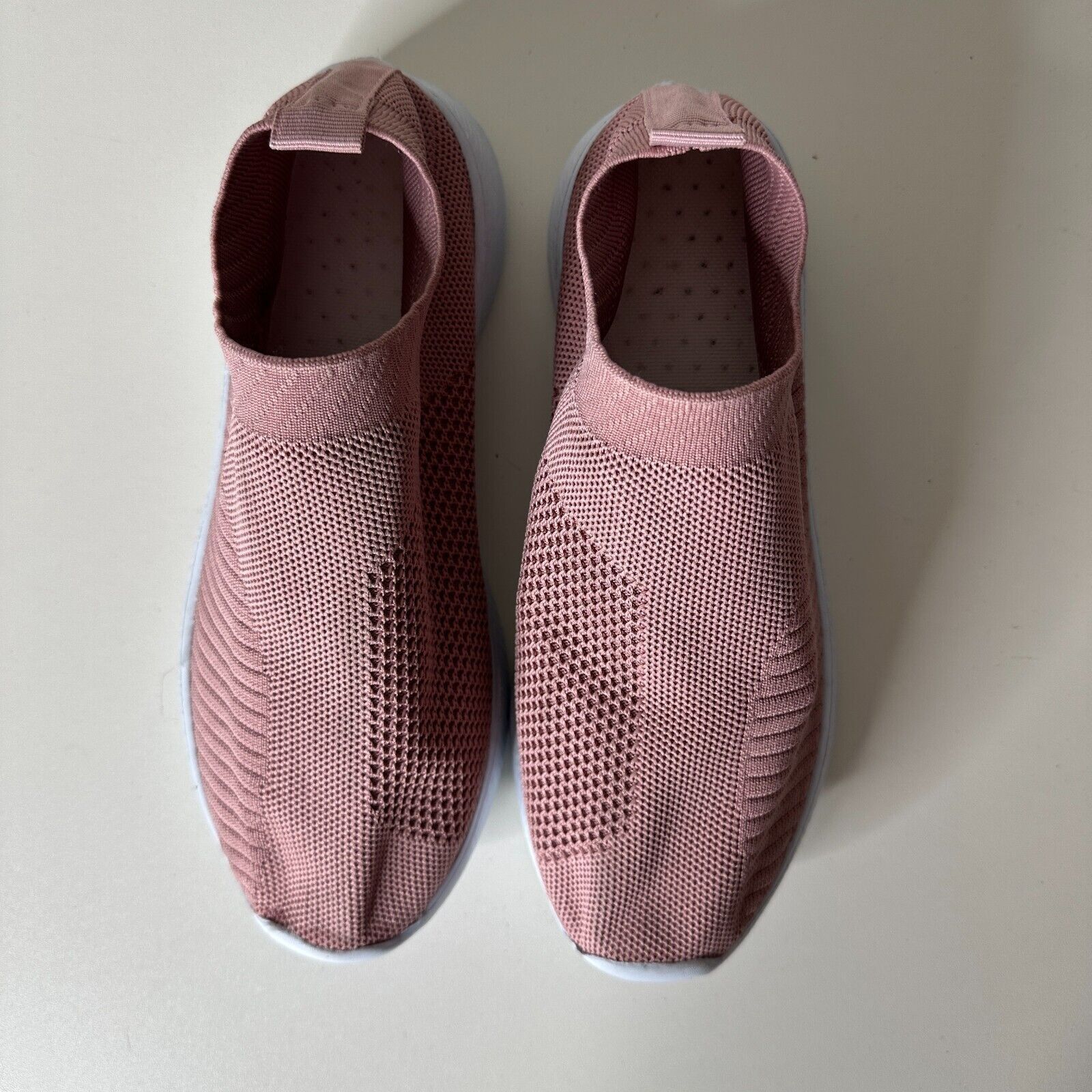 Other Blush Mauve Canvas Weave Square Toe Slip-On Sneakers 7 Size US 7 / IT 37 - 2 Thumbnail