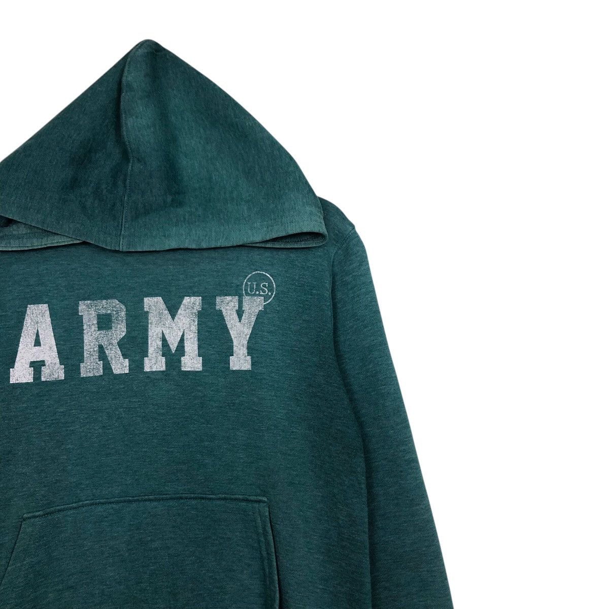 Japanese Brand 📌Vintage Hoodie Pull Over Y2K Army Big Logo Spell Out Size US M / EU 48-50 / 2 - 7 Thumbnail