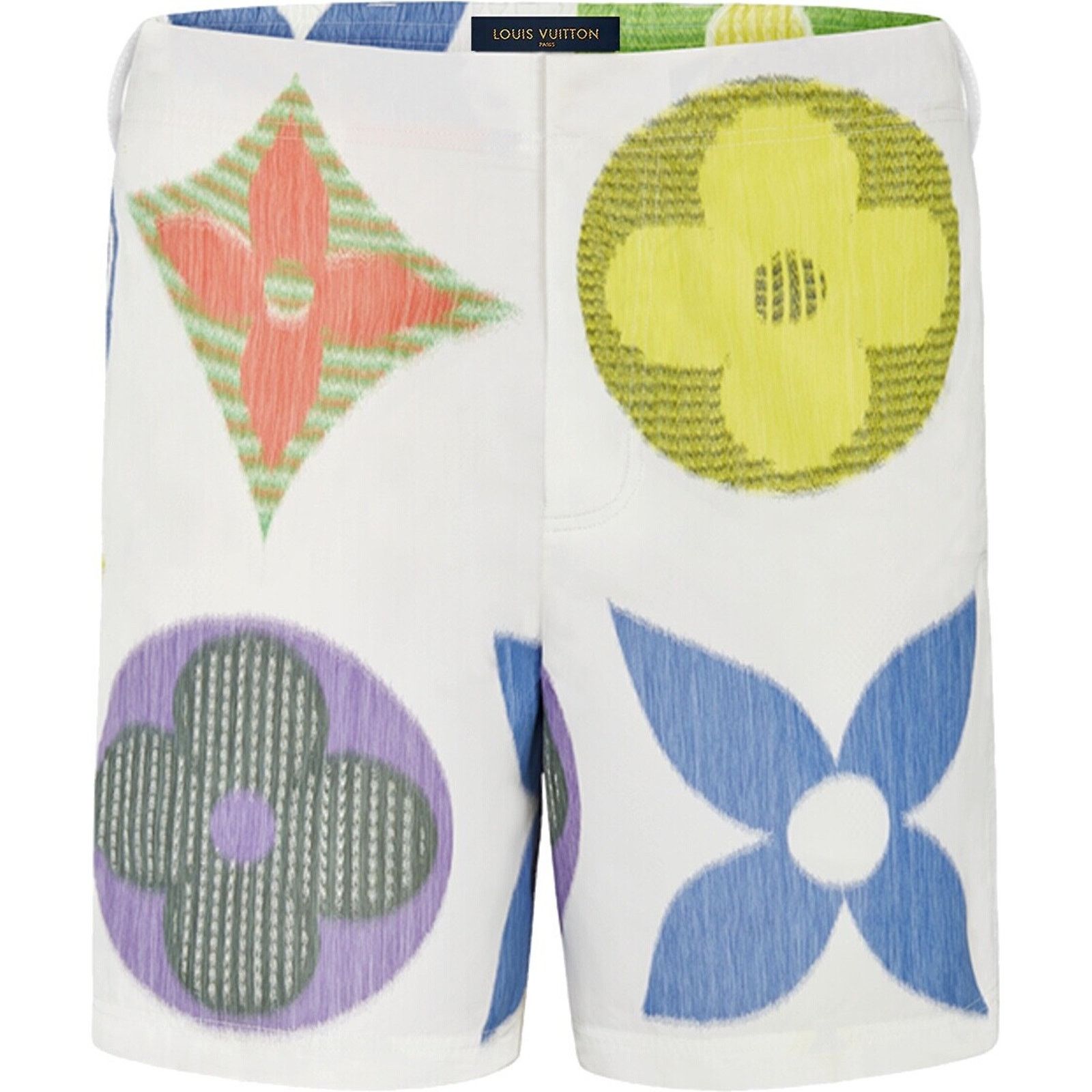 Louis Vuitton LV Multicolor Monogram White Blue Yellow Logo